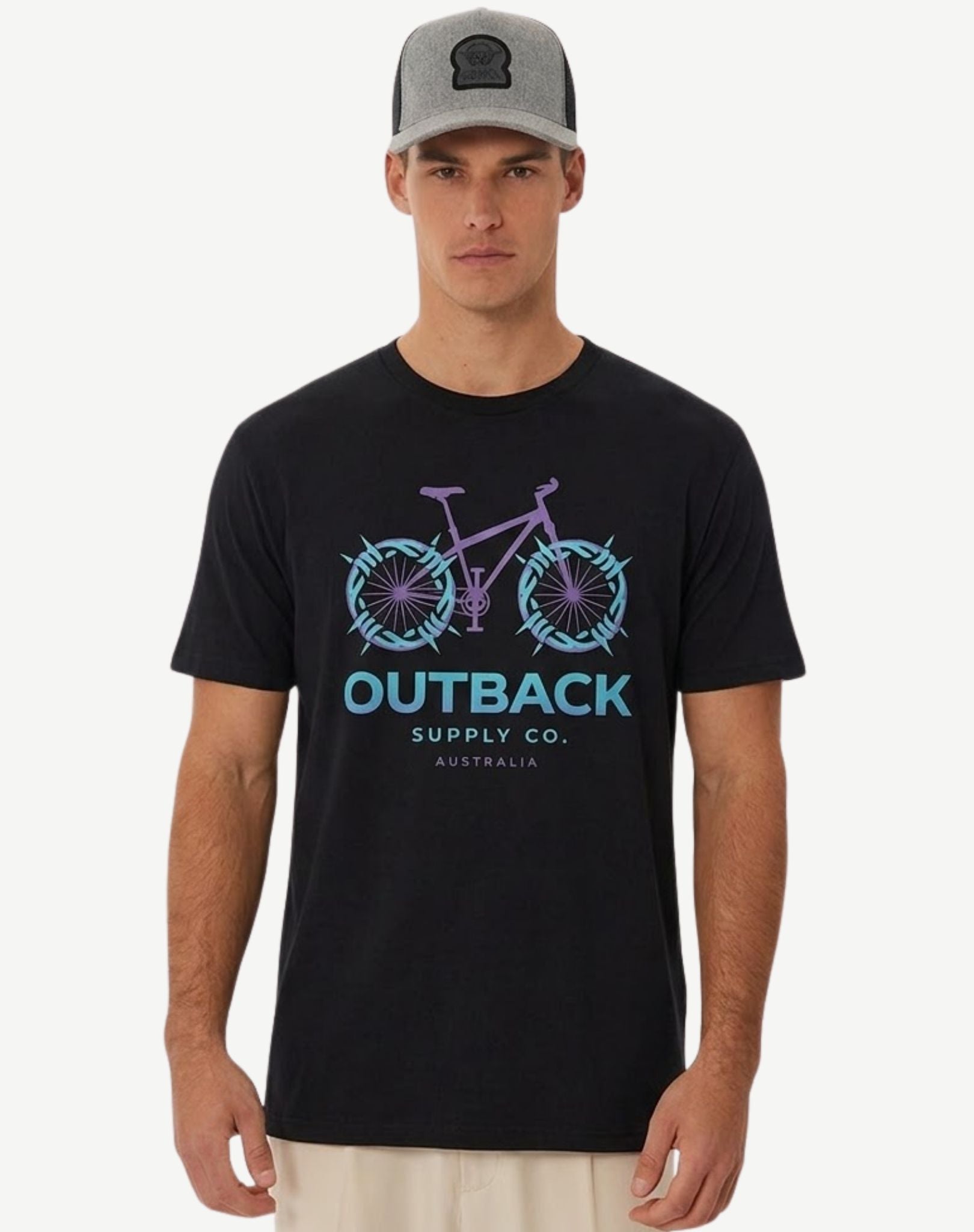 Bike T-Shirt - Black Outback Supply Co
