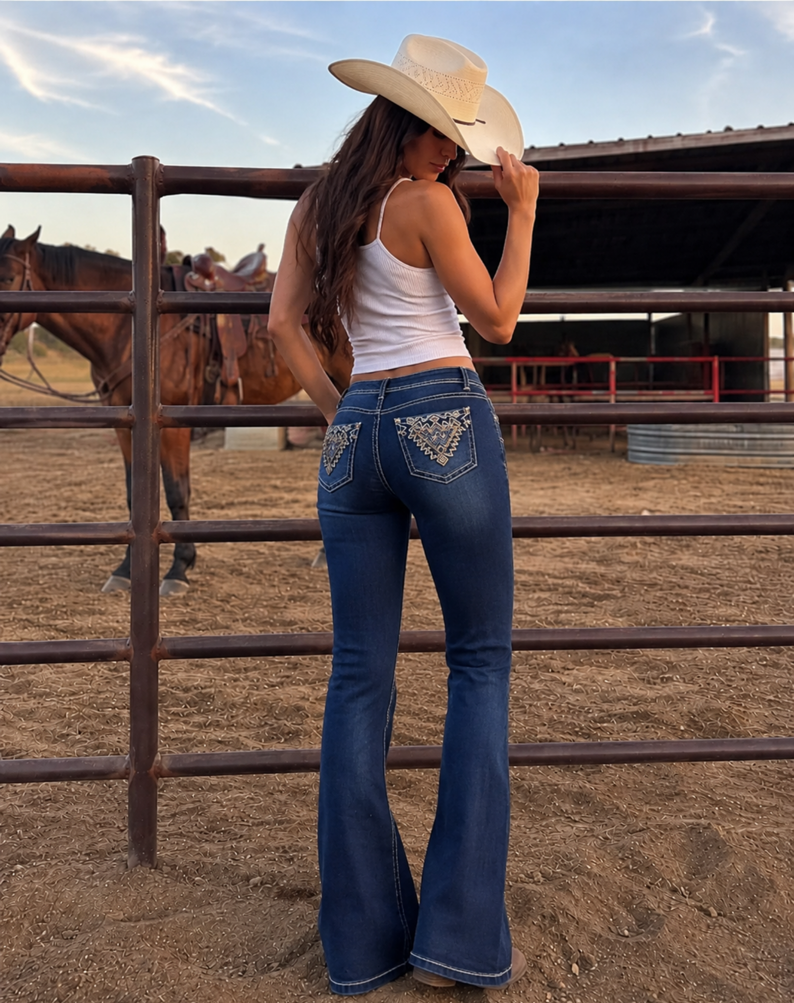 Cheyenne Boot-Cut Riding Jeans Outback Supply Co