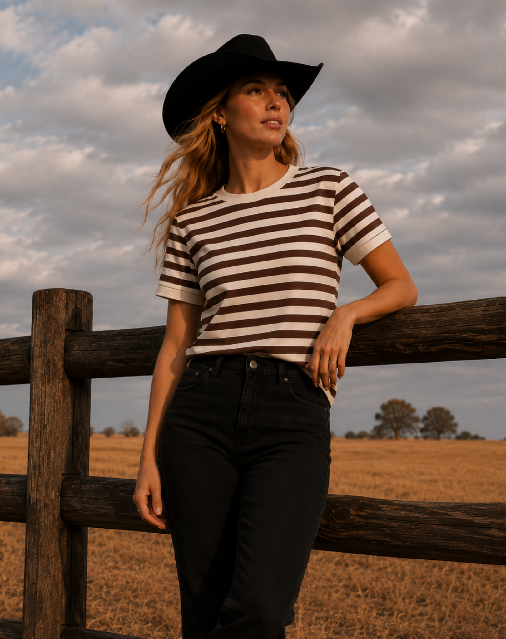 Coastal Tee - Brown Outback Supply Co