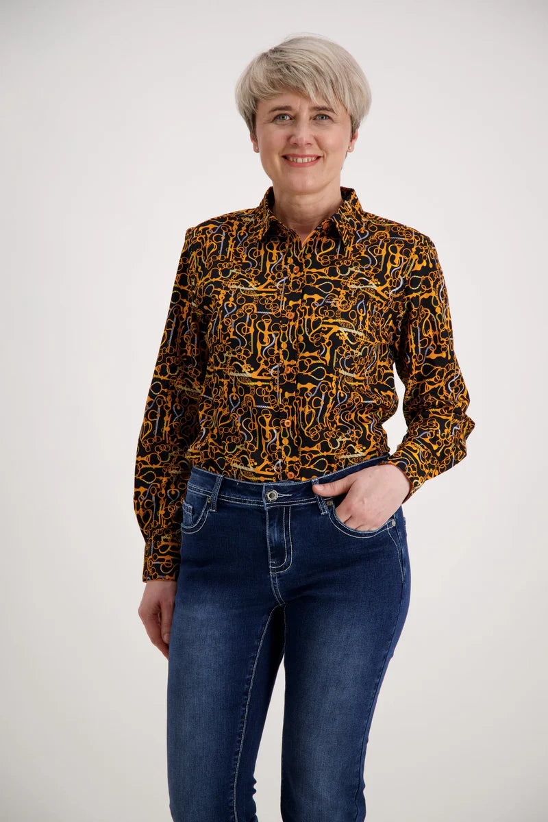 Gold Orange Classic Cotton Shirt Outback Supply Co