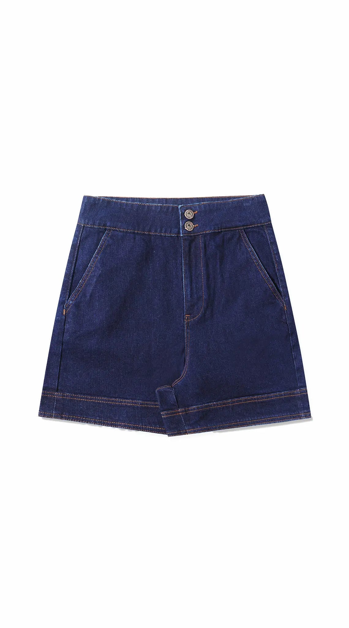 Grevillea High-Waist Denim Shorts - Denim Outback Supply Co