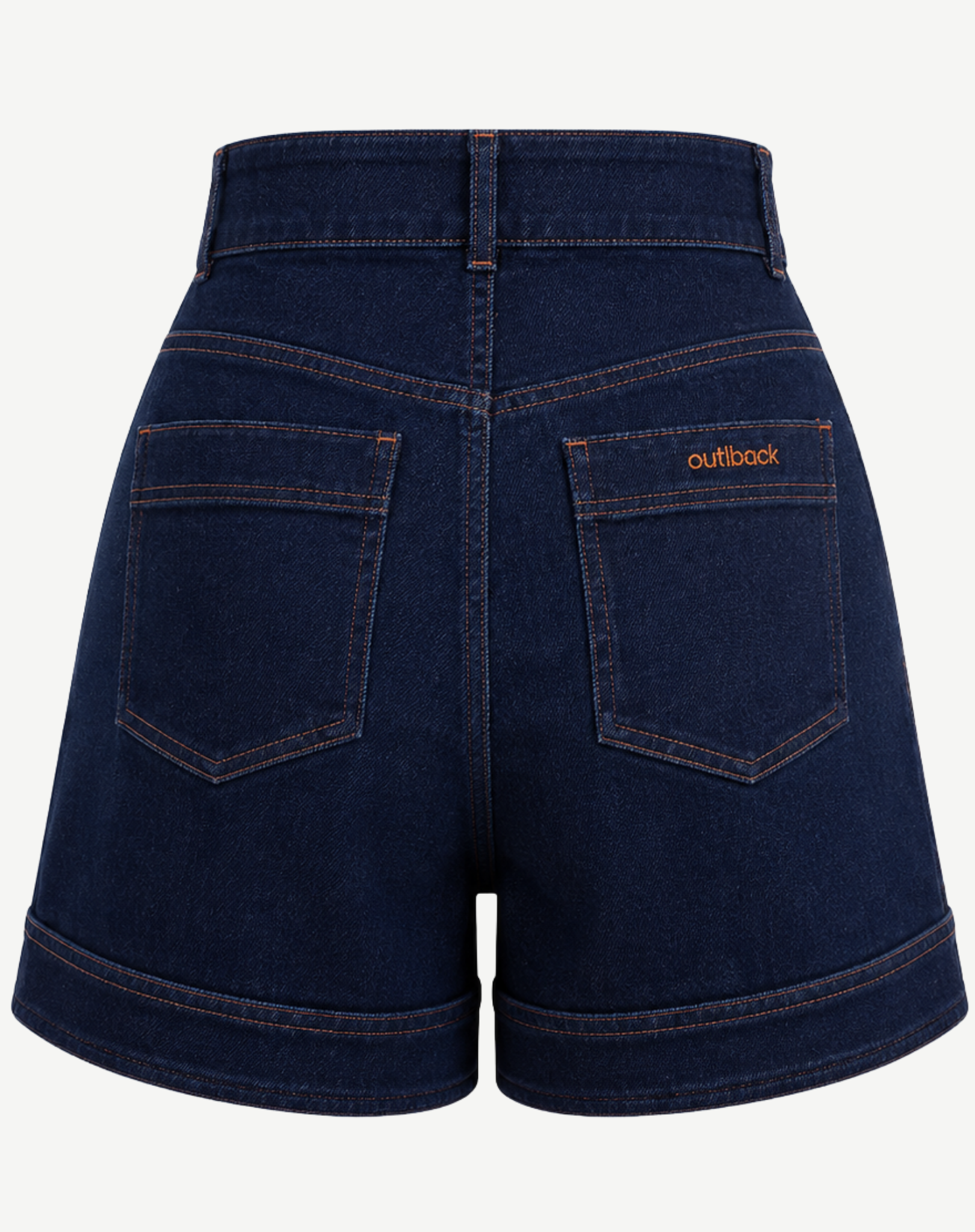 Grevillea High-Waist Denim Shorts - Denim Outback Supply Co