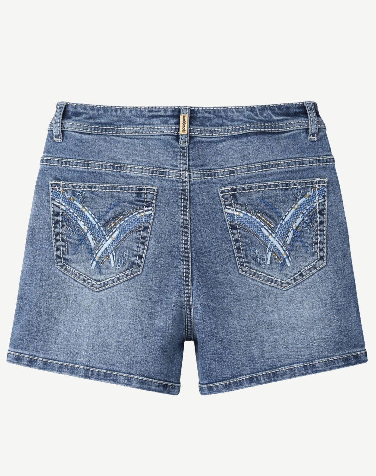 Sierra Blue Bling High Waist Denim Shorts Outback Supply Co