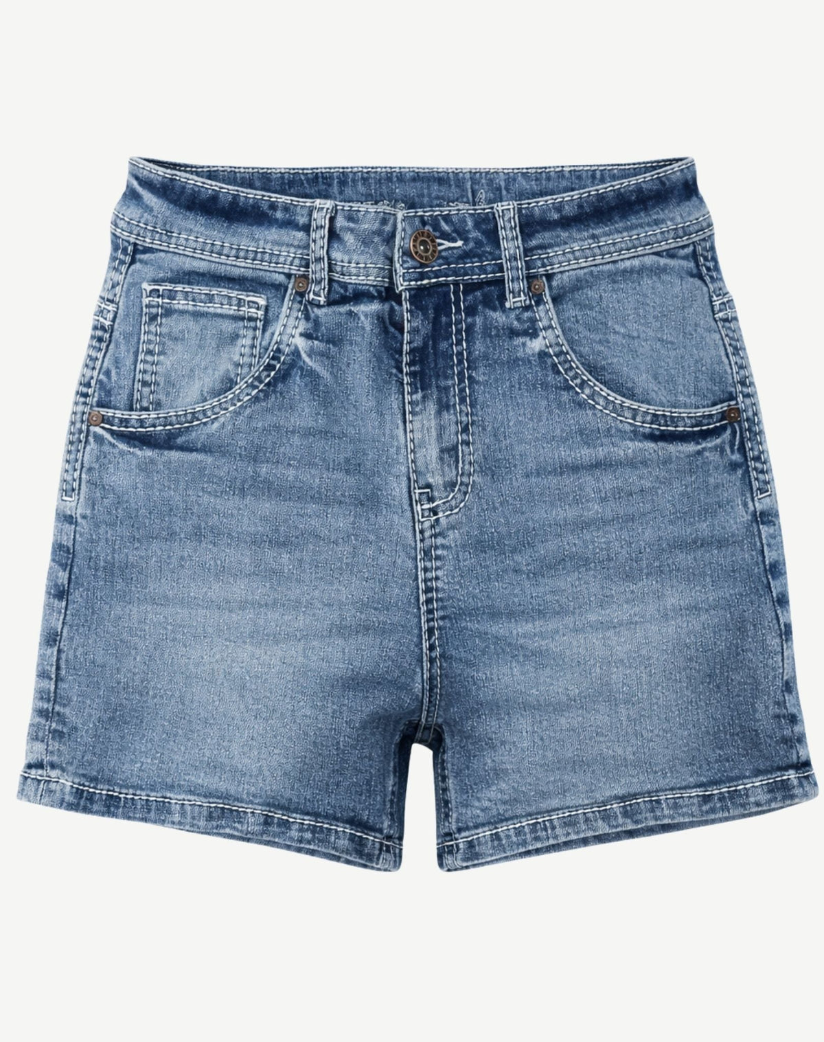 Sierra Blue Bling High Waist Denim Shorts Outback Supply Co