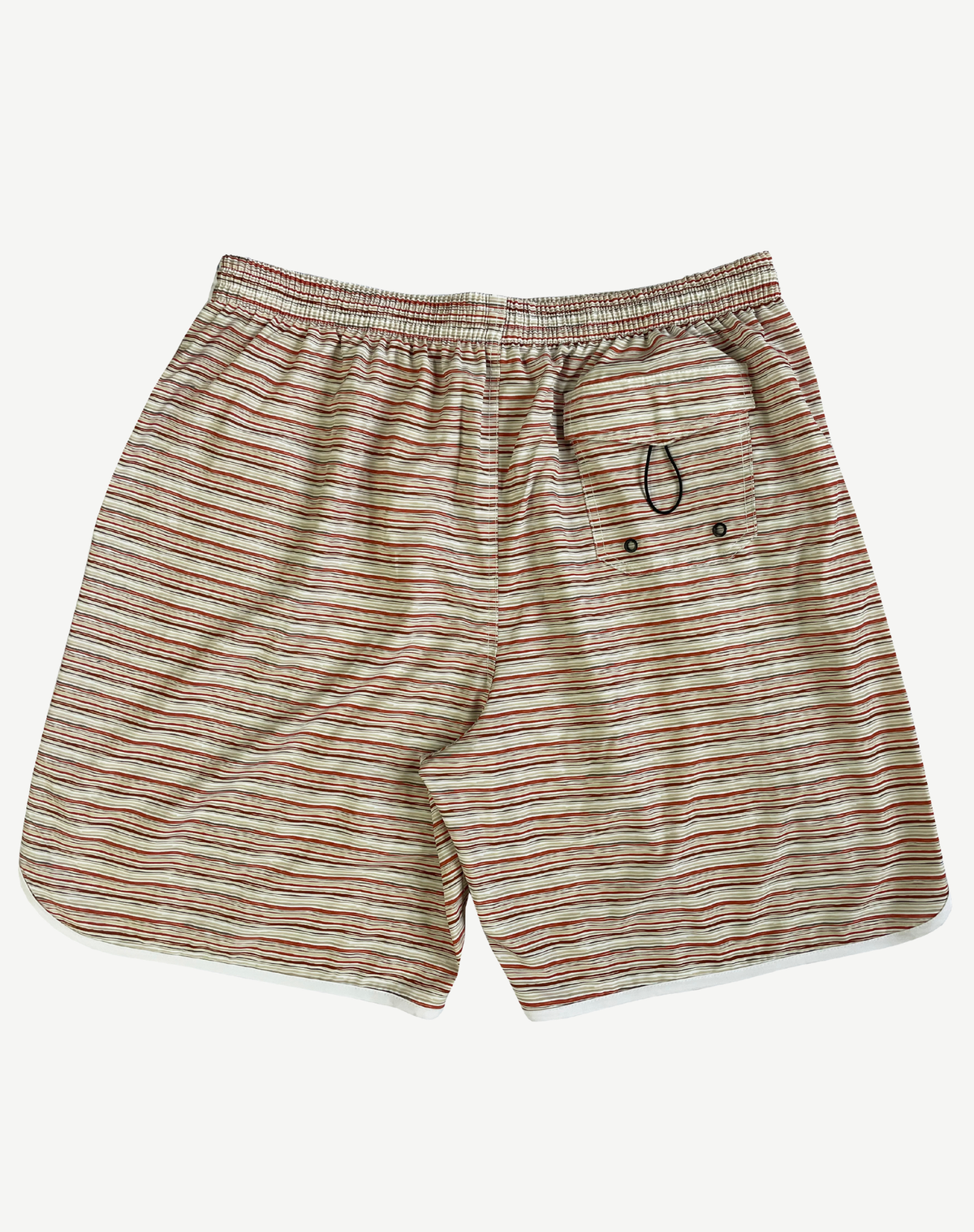 Men's King Size Elastic Waist Boardshorts - Orange Outback Supply Co