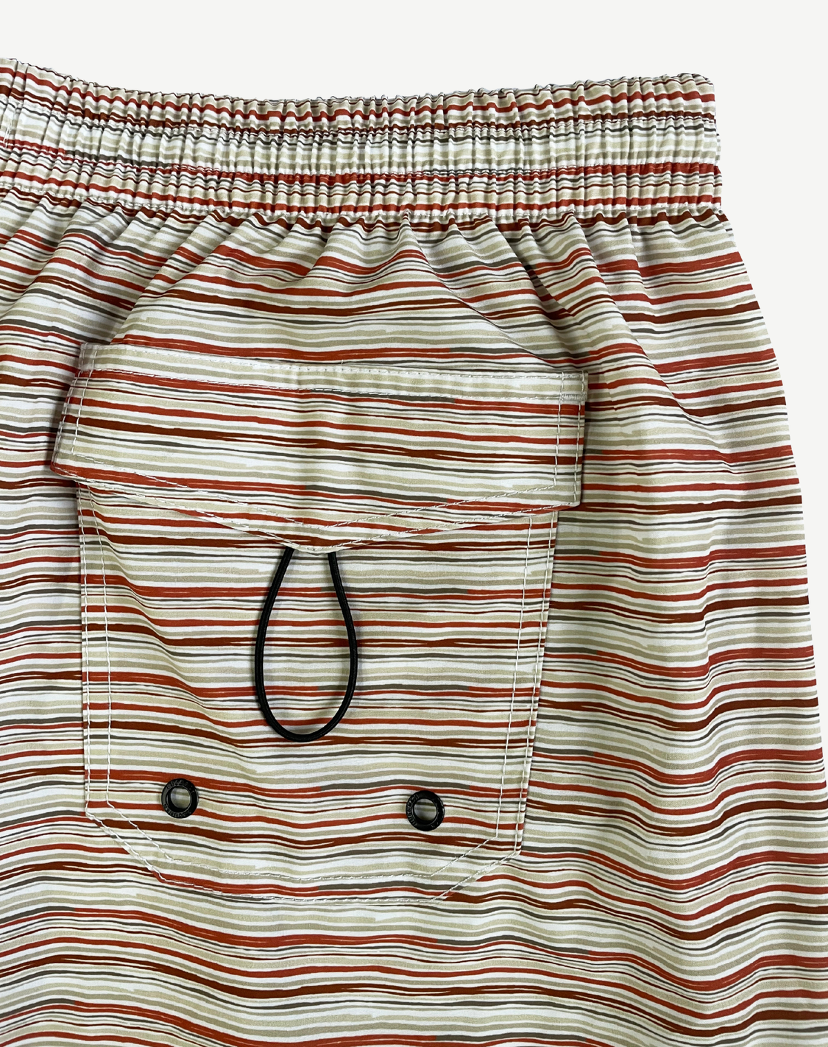 Men's King Size Elastic Waist Boardshorts - Orange Outback Supply Co