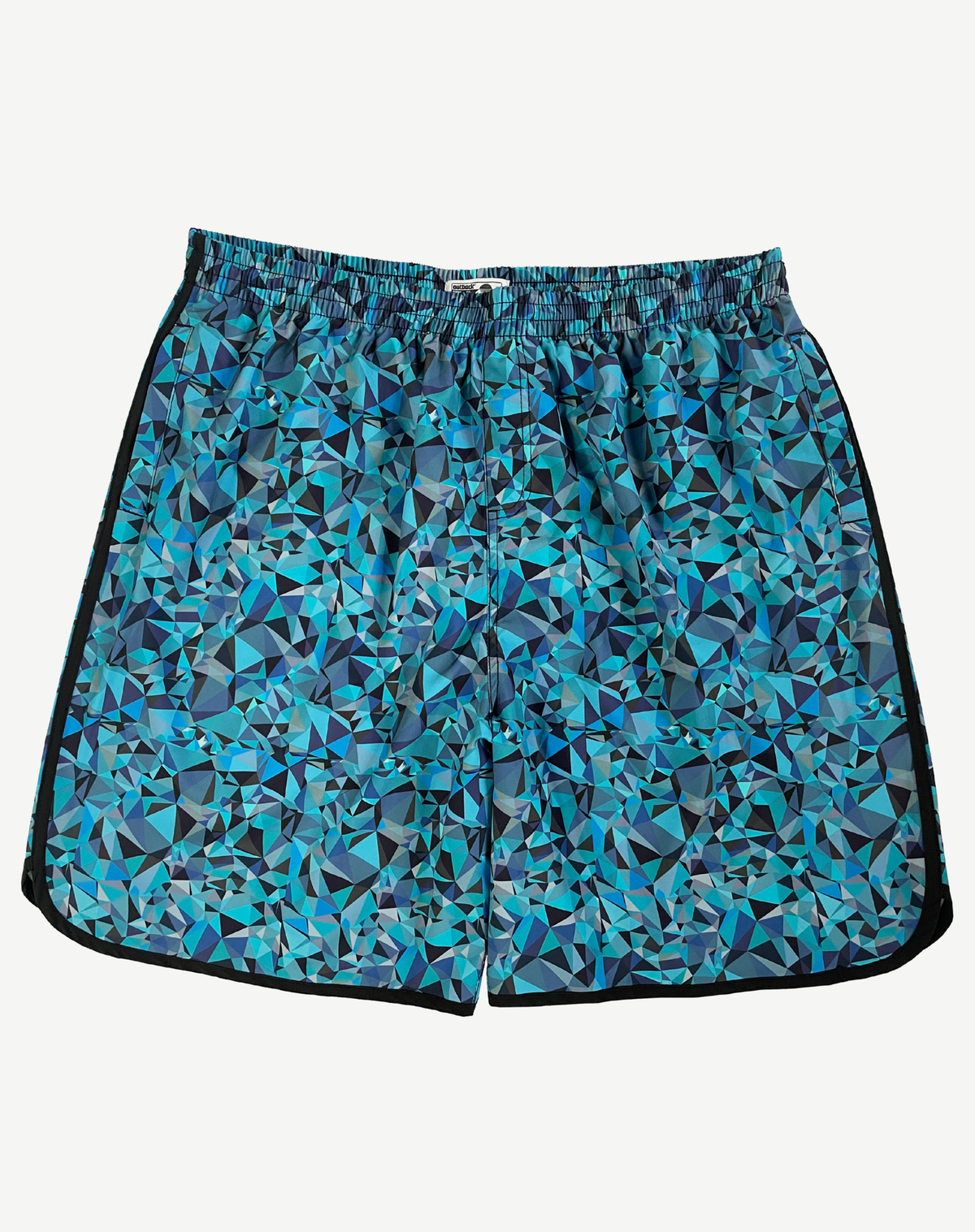 Men's King Size Elastic Waist Boardshorts - Blue Outback Supply Co