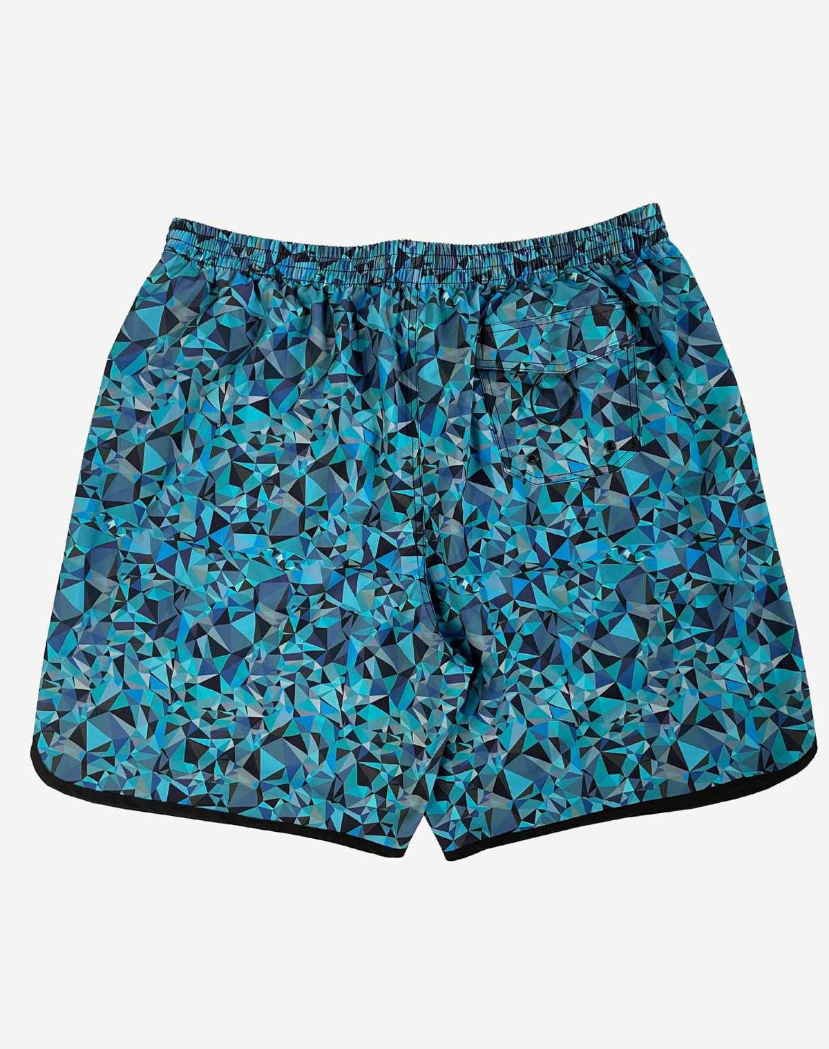 Men's King Size Elastic Waist Boardshorts - Blue Outback Supply Co