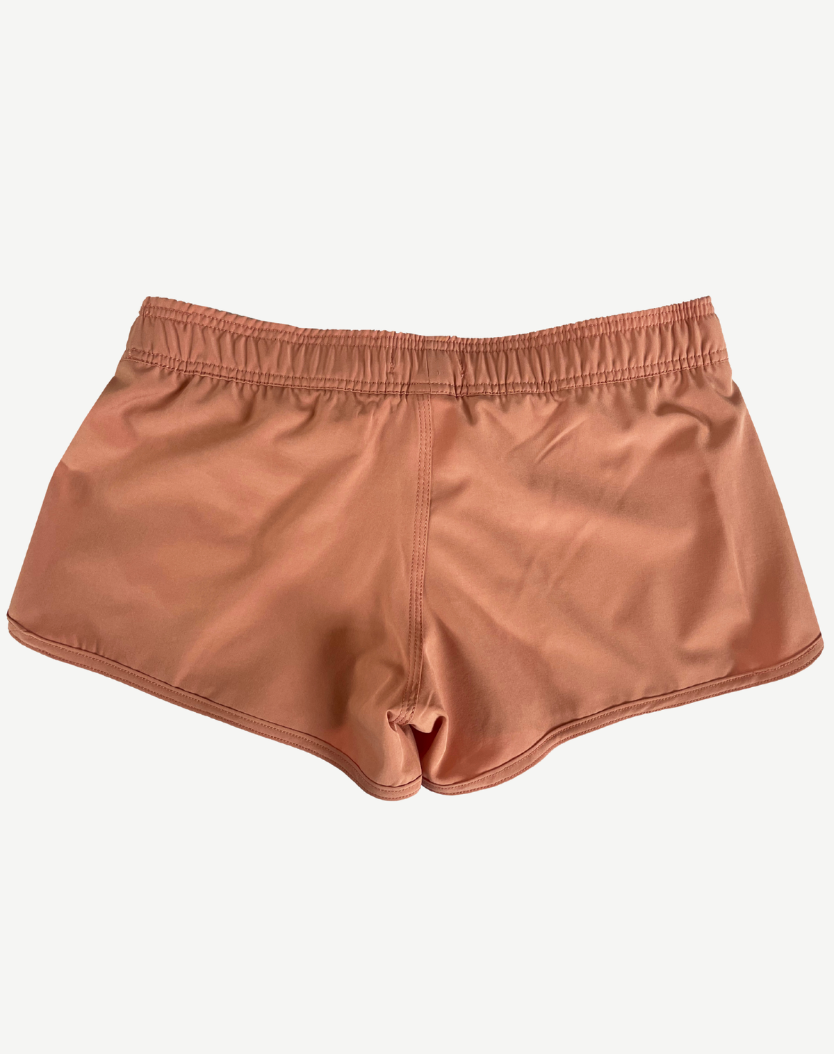 Womens Elastic Waist Boardshorts - Peach Outback Supply Co