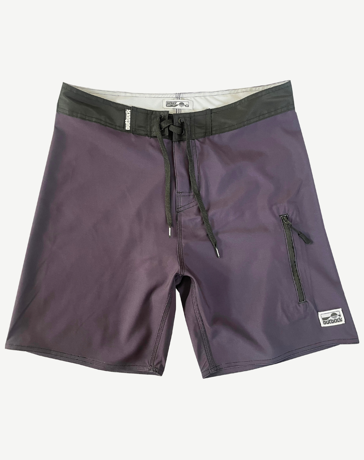 Men's Rigid Waist Boardshorts - Purple Outback Supply Co