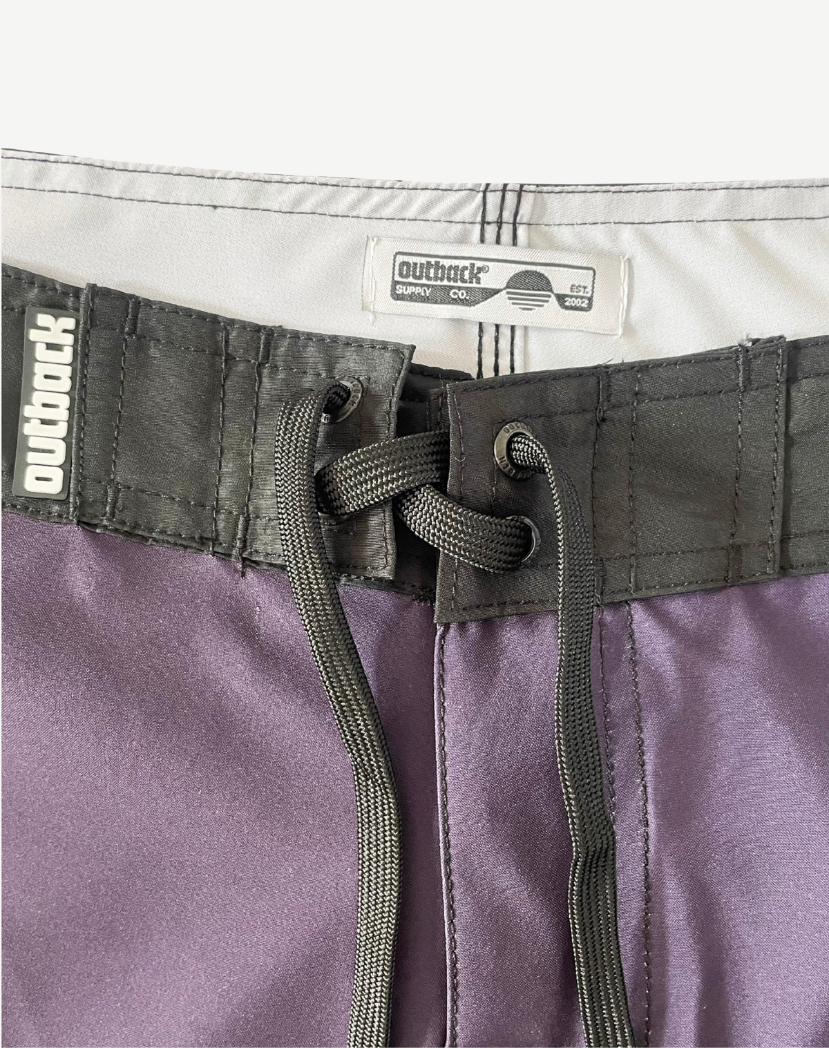 Men's Rigid Waist Boardshorts - Purple Outback Supply Co