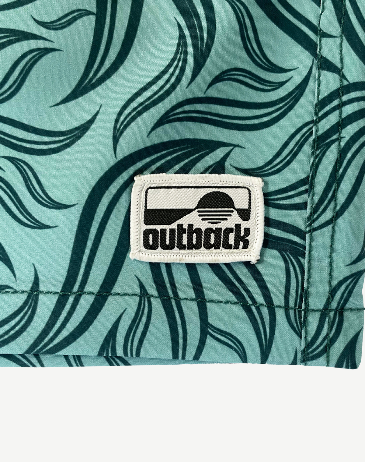 Men's Elastic Waist Boardshorts - Teal Outback Supply Co