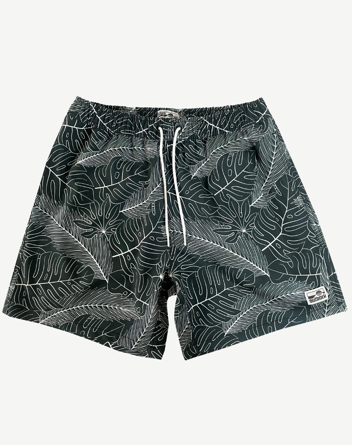 Men's Elastic Waist Boardshorts - Navy Outback Supply Co