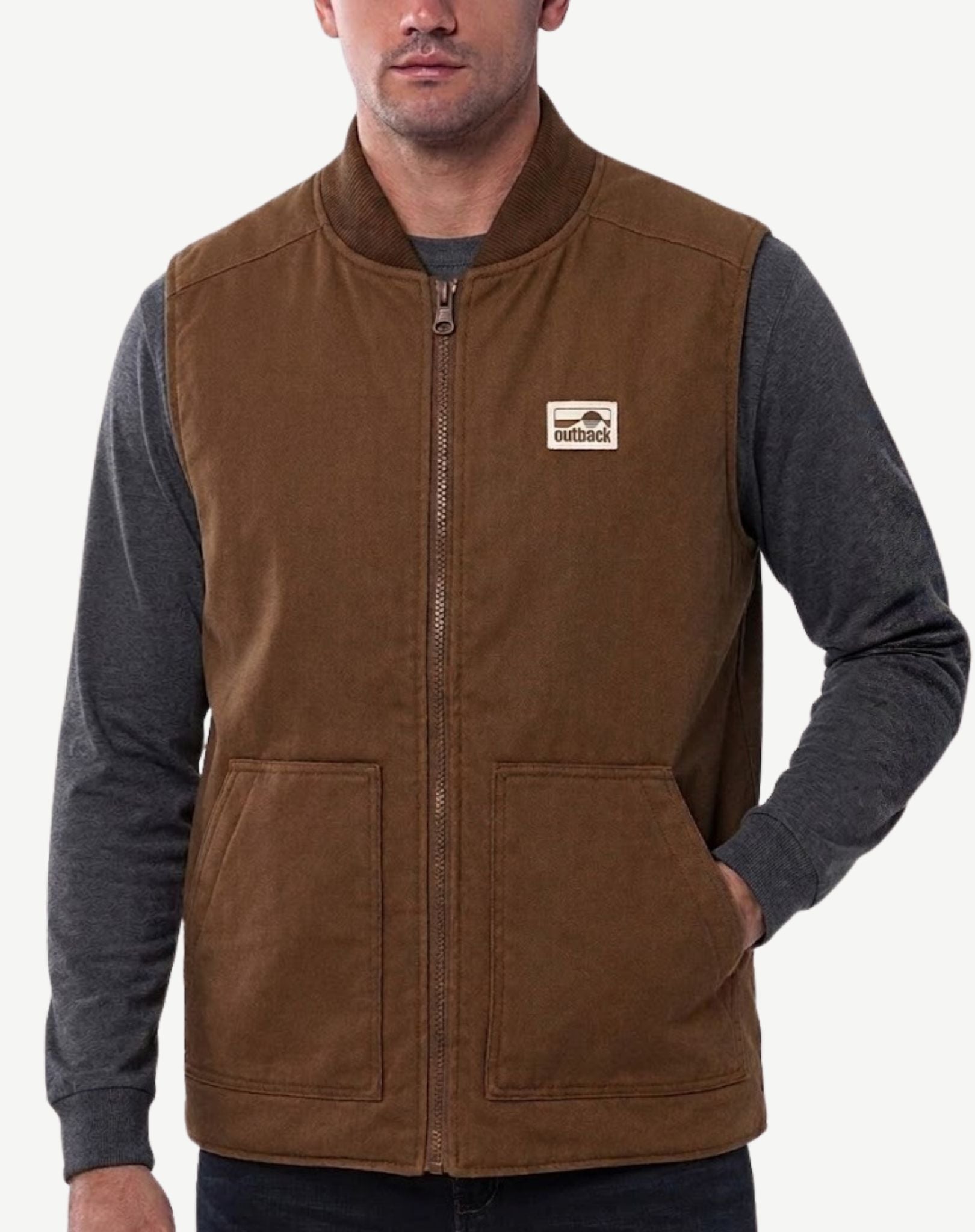 Rangebound Vest - Brown Outback Supply Co
