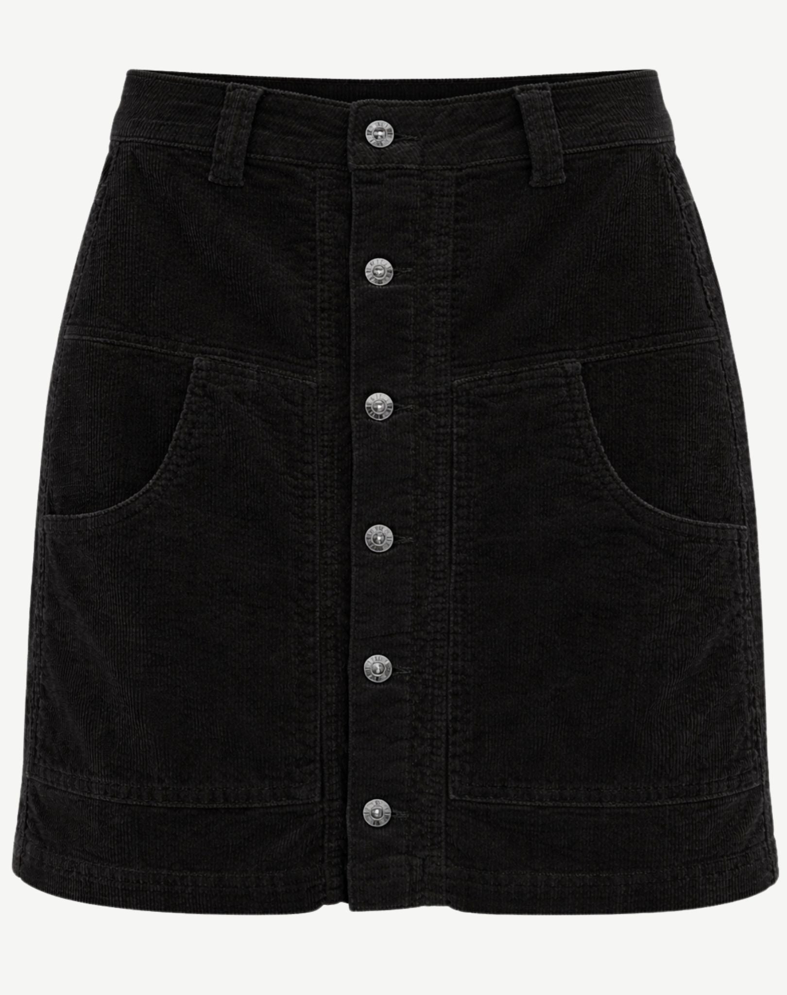 Womens Corduroy Skirt - Black Outback Supply Co