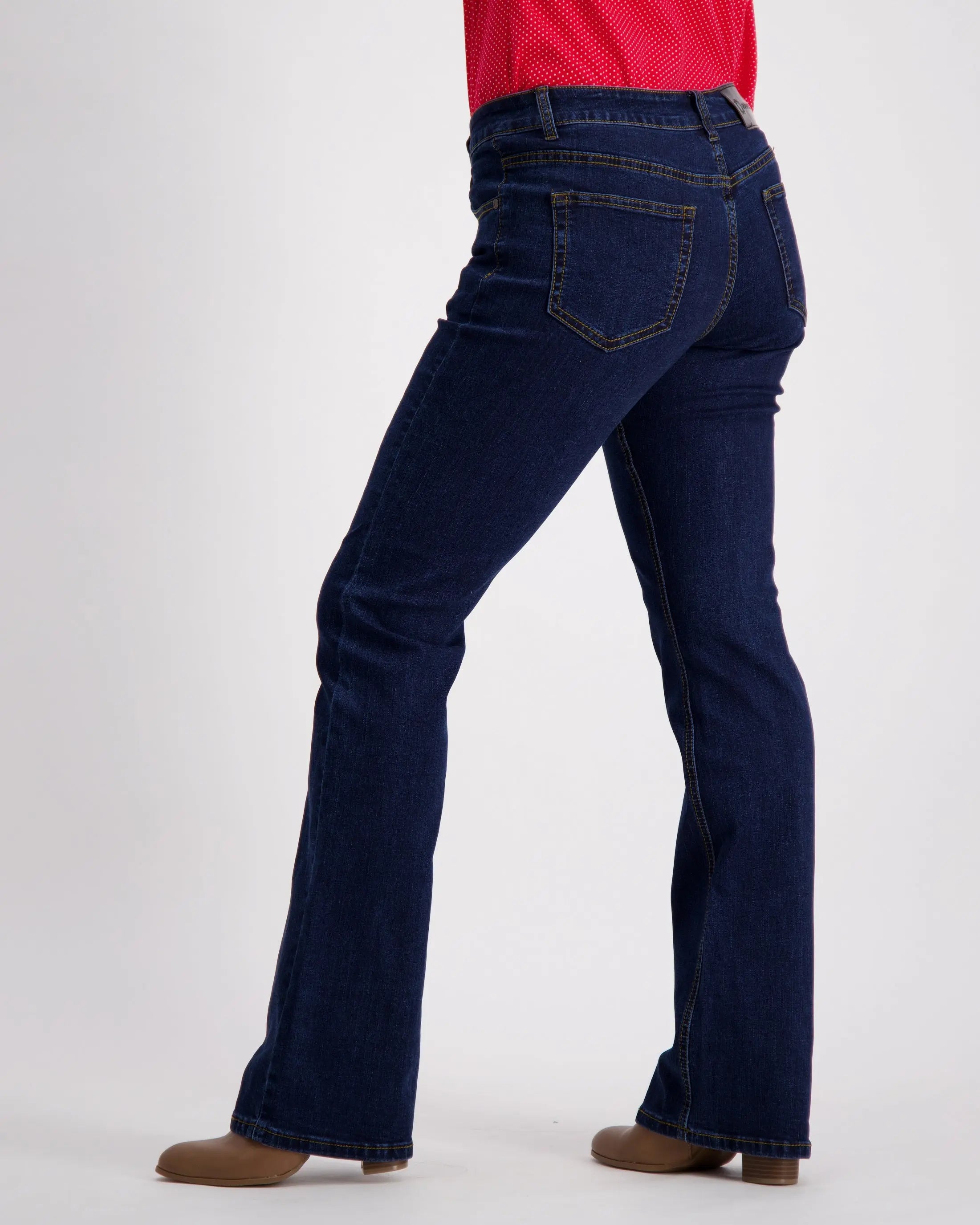 OBFilly 2.0 Blue Dark Wash Womens Jeans - Boot Cut Outback Supply Co