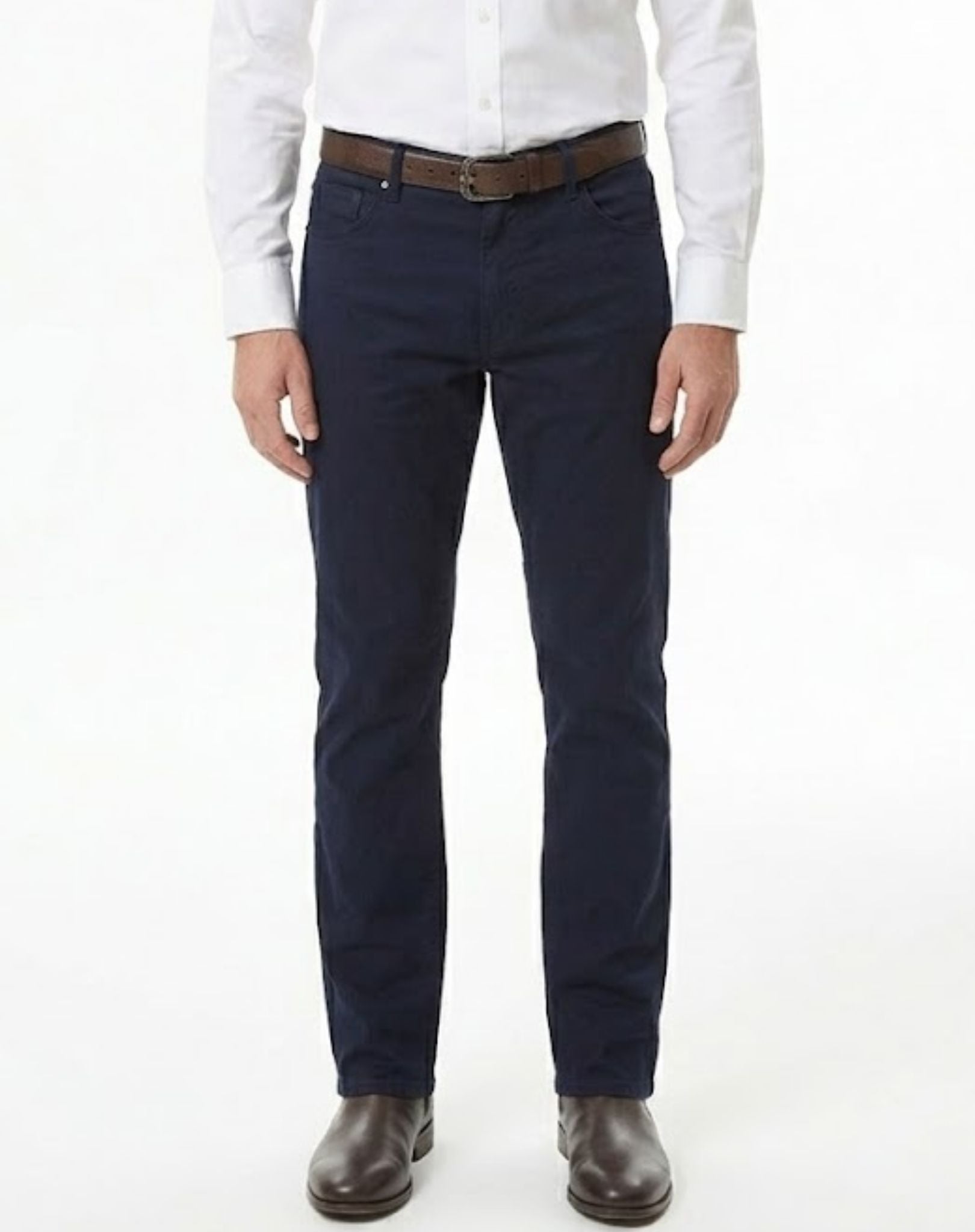 Outback Mens Cotton Twill Navy Blue Jeans Outback Supply Co