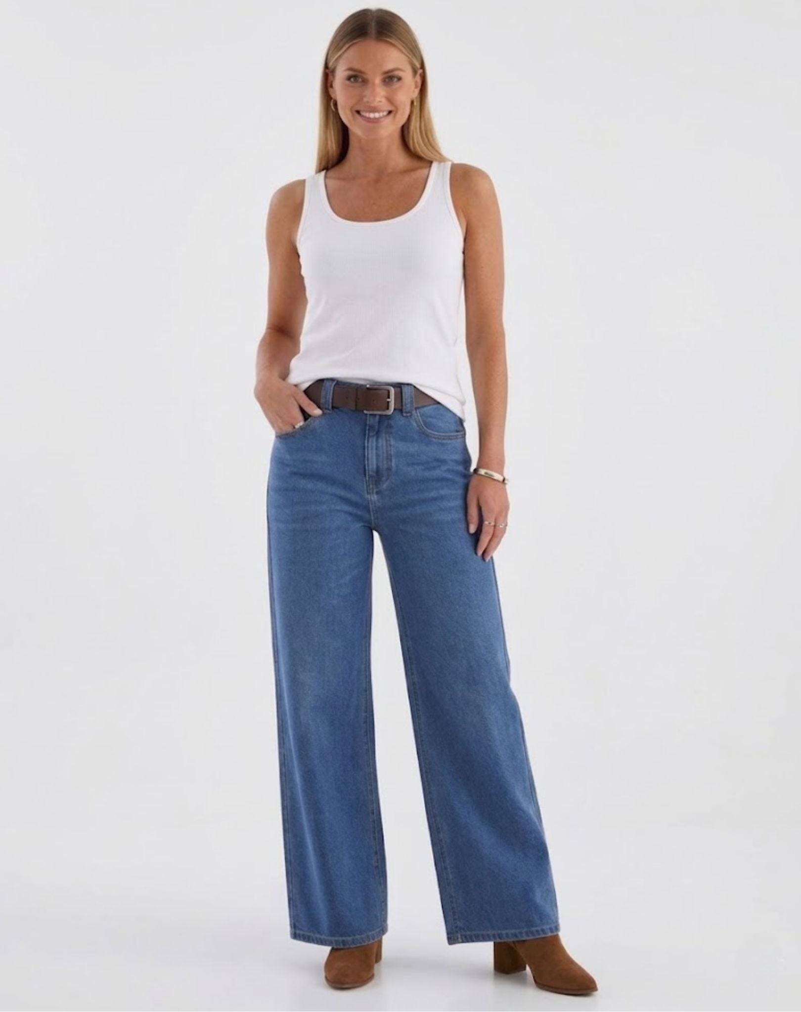 Pinnacles Wide-Leg Jean - Denim Outback Supply Co