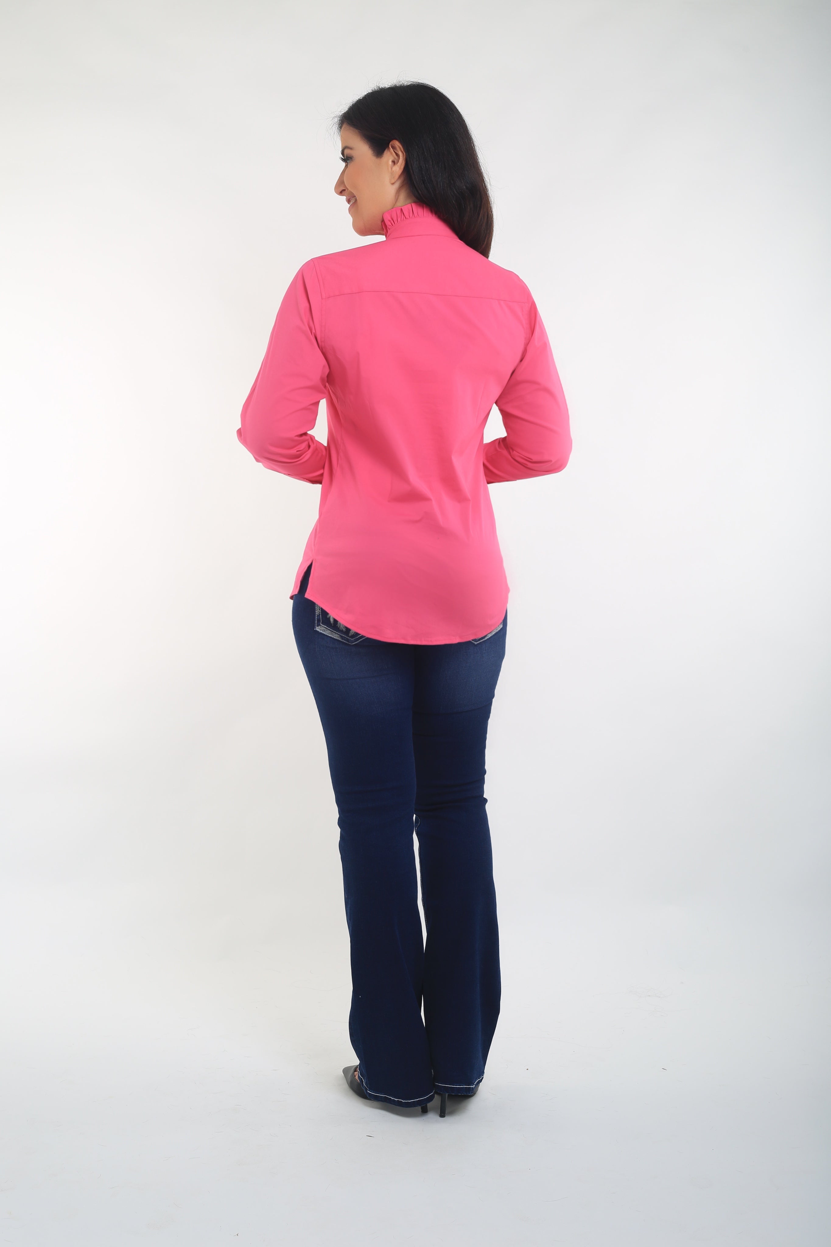 Pink Ruffle Shirt Outback Supply Co
