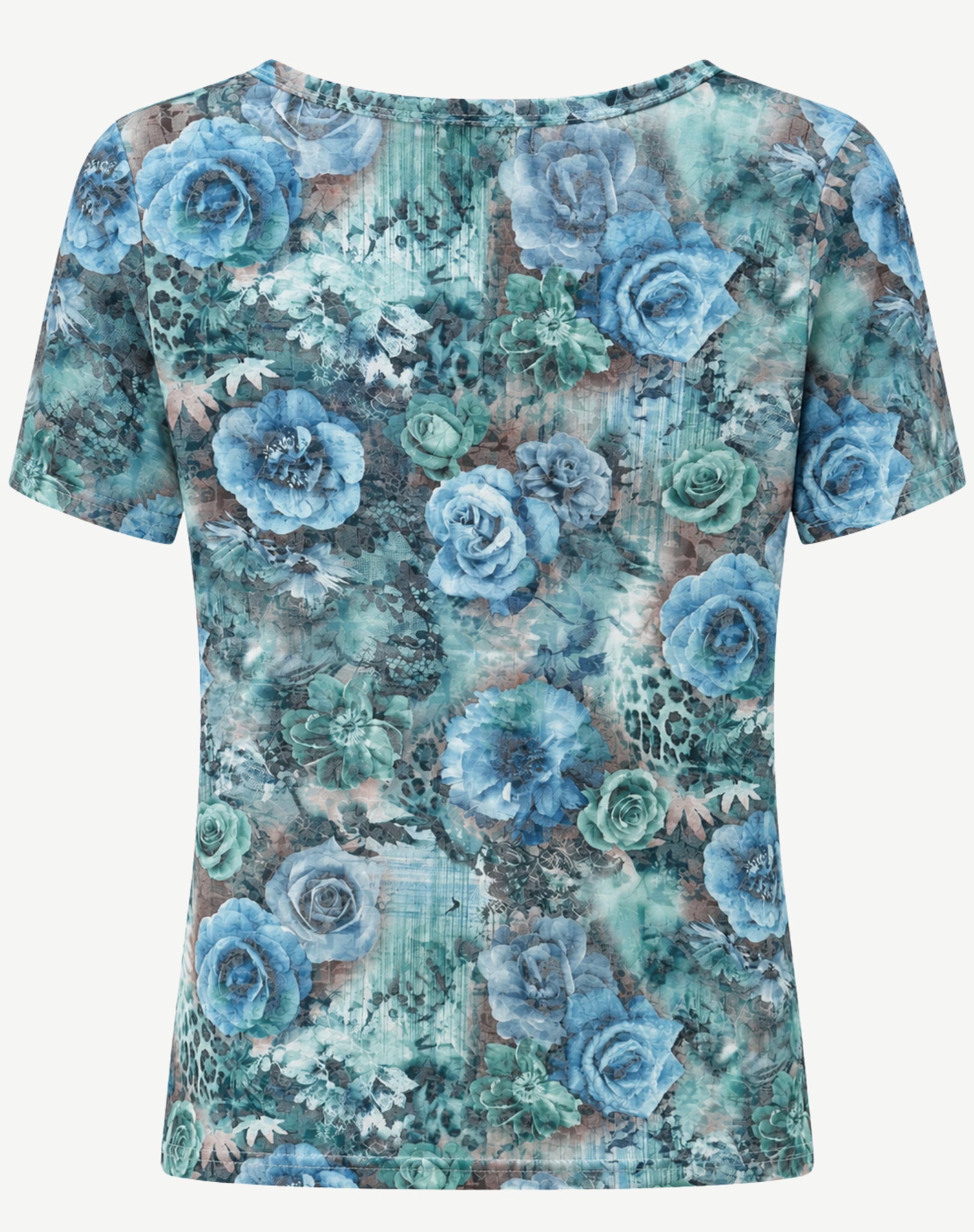 Emmanuel Blue Floral Print Tee Outback Supply Co