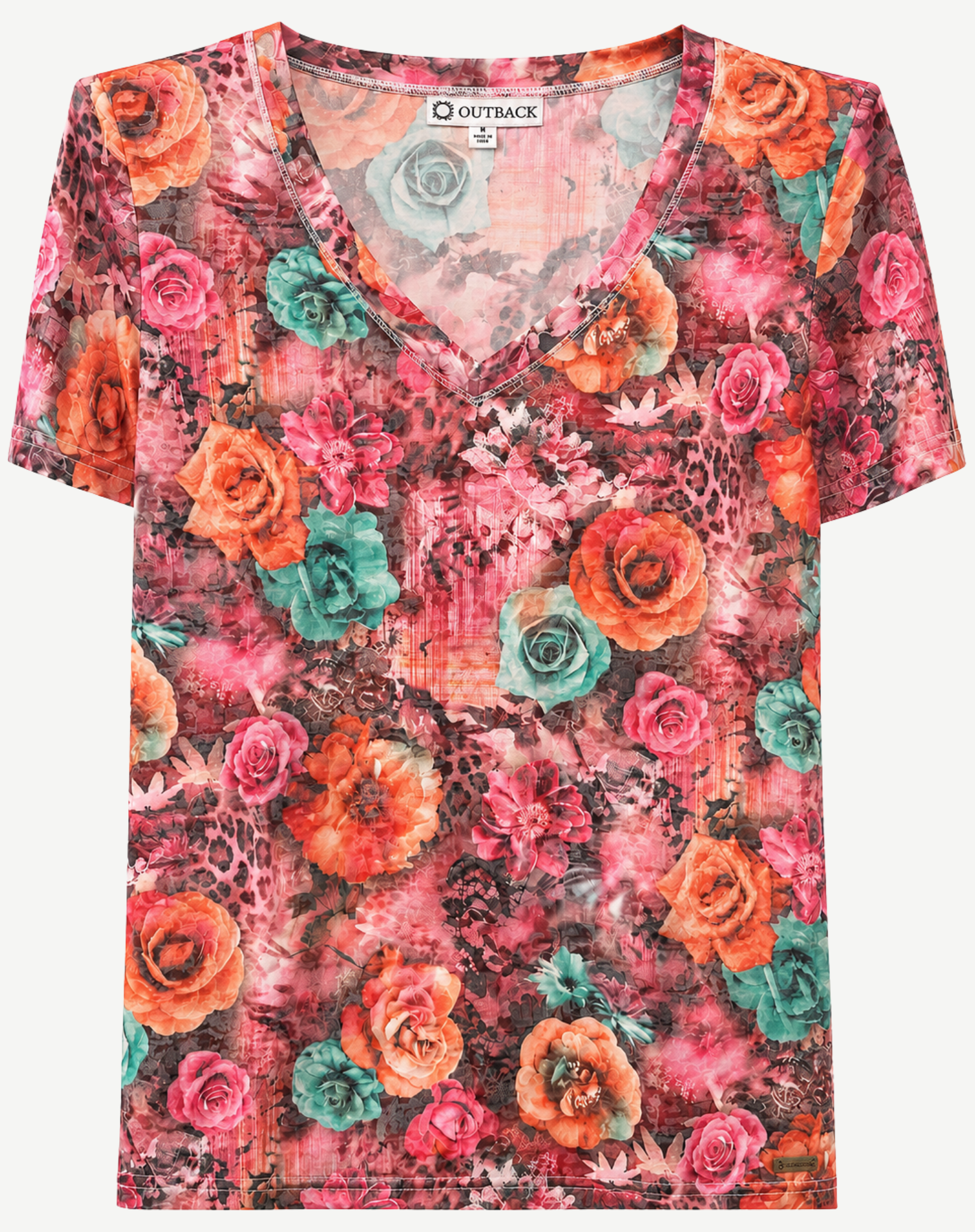 Breezy Floral Print Tee Outback Supply Co