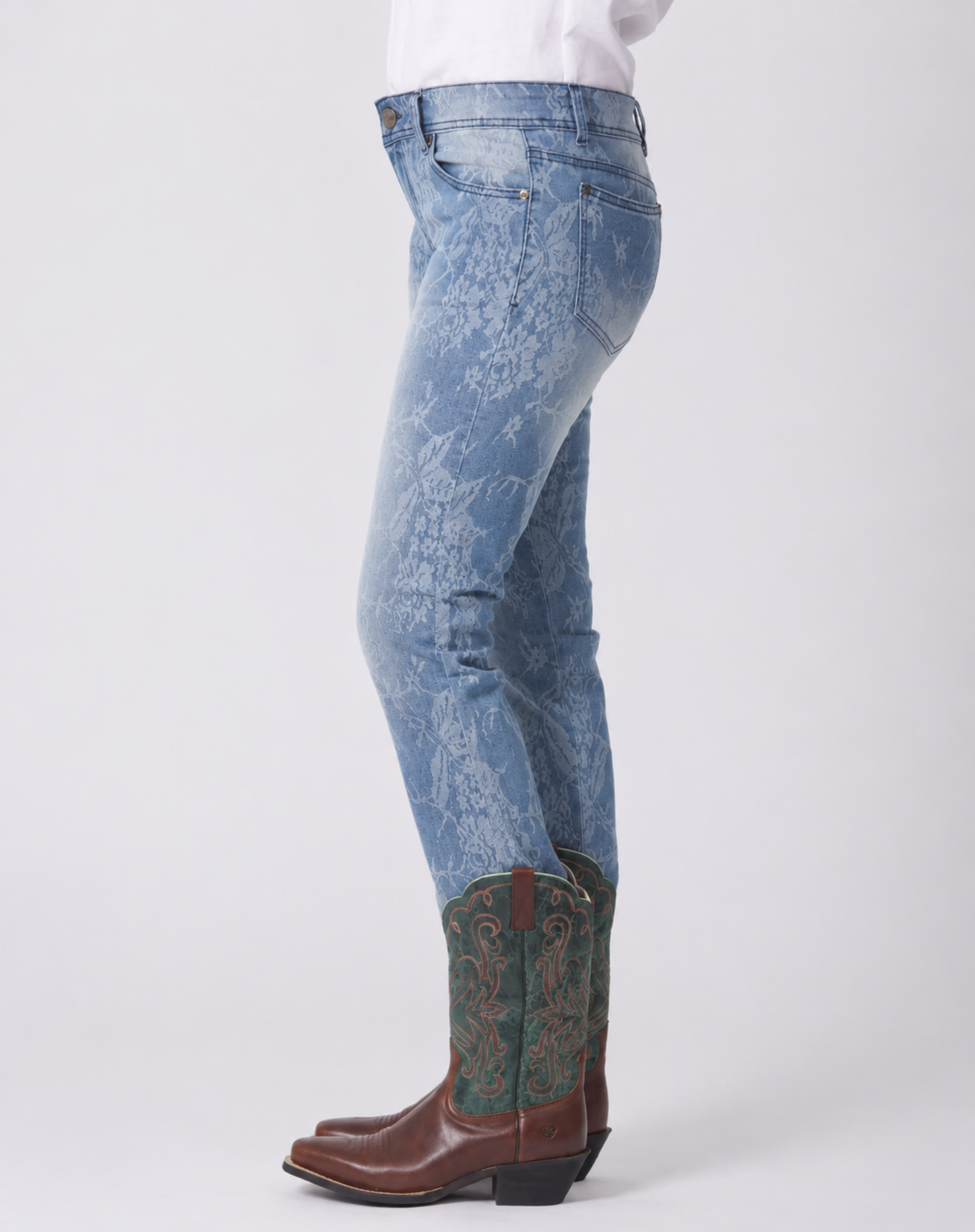 Lace Skinny Leg Jeans Outback Supply Co