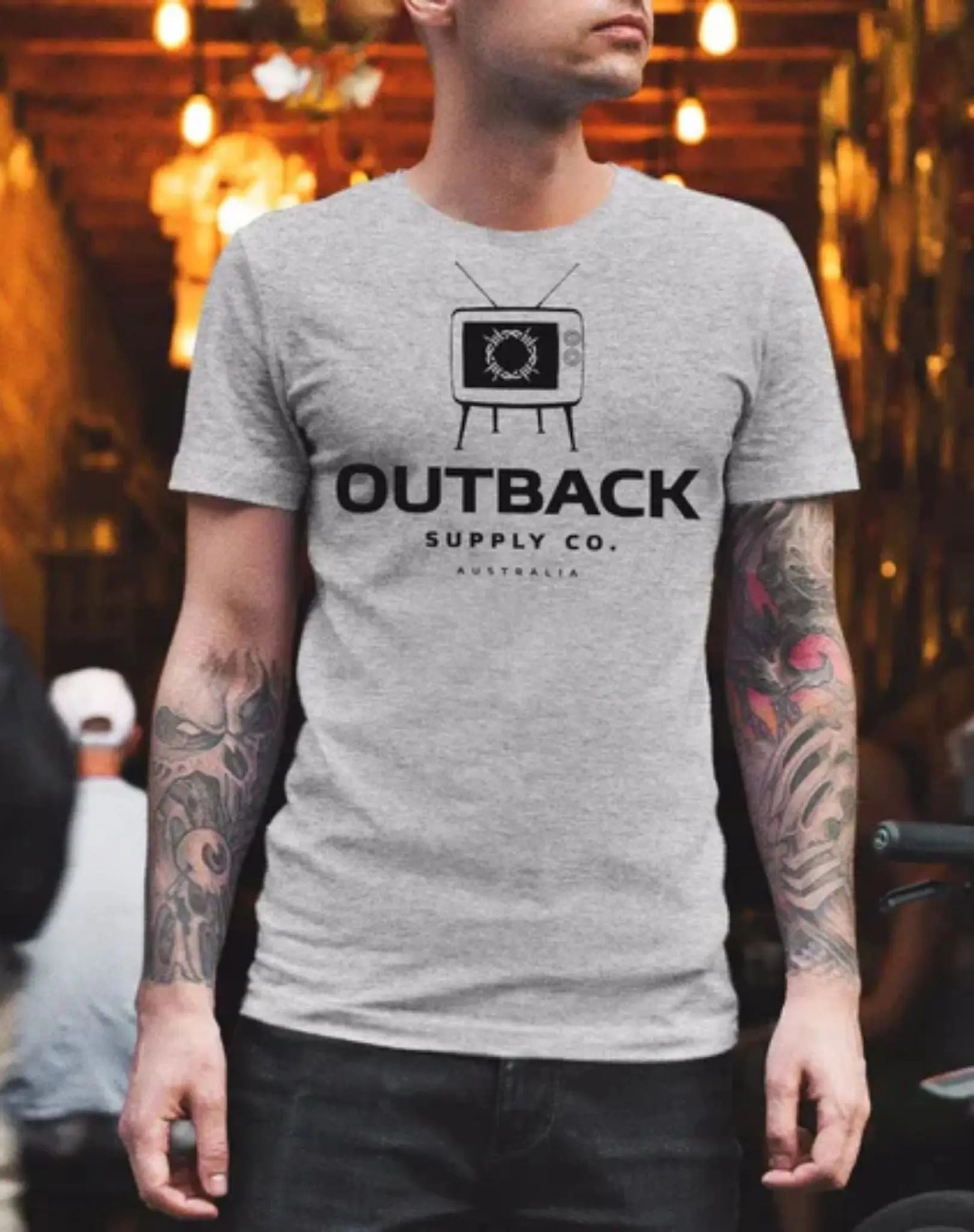 Outback TV T-Shirt - Grey Outback Supply Co