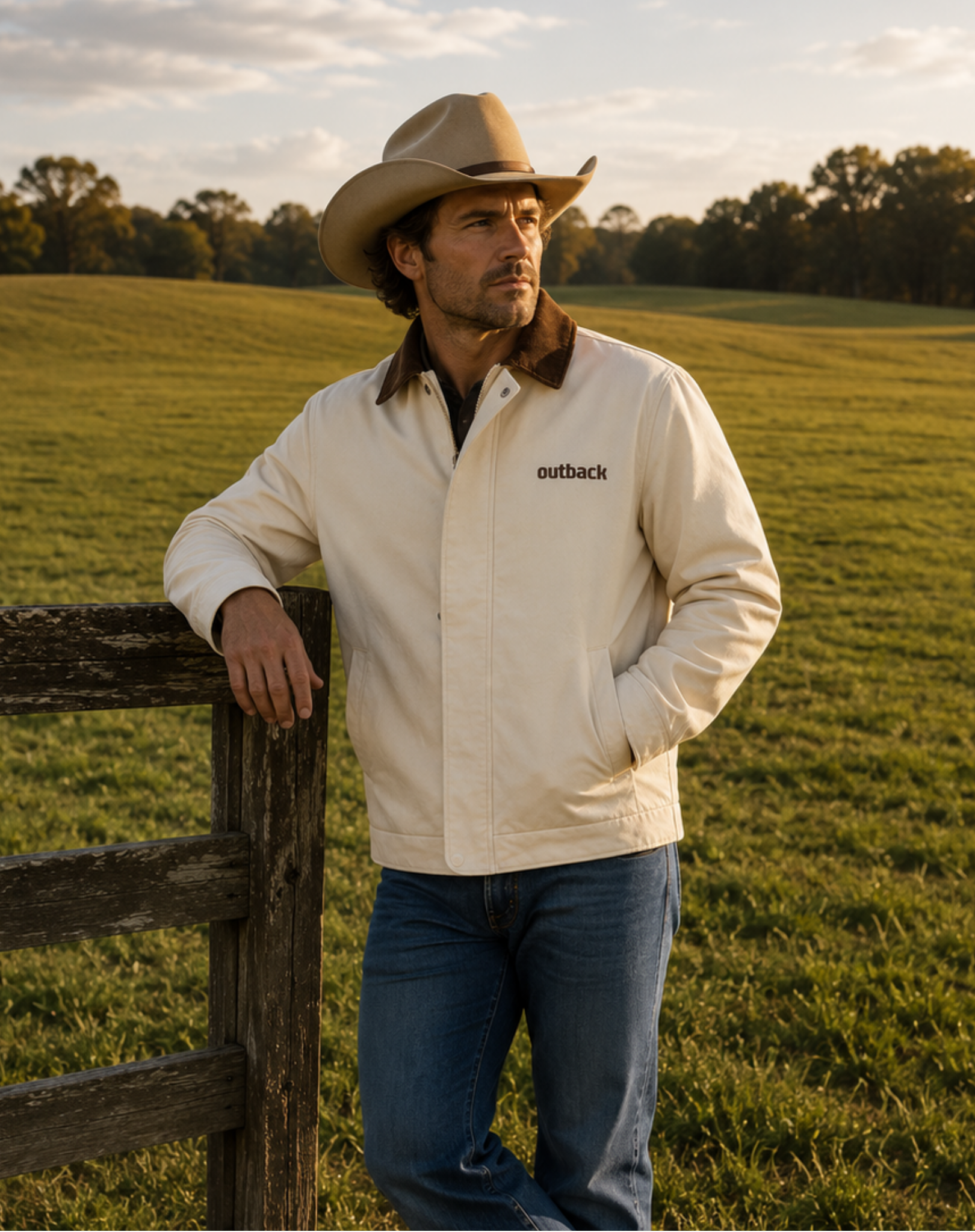 Overland Jacket - Cream Outback Supply Co