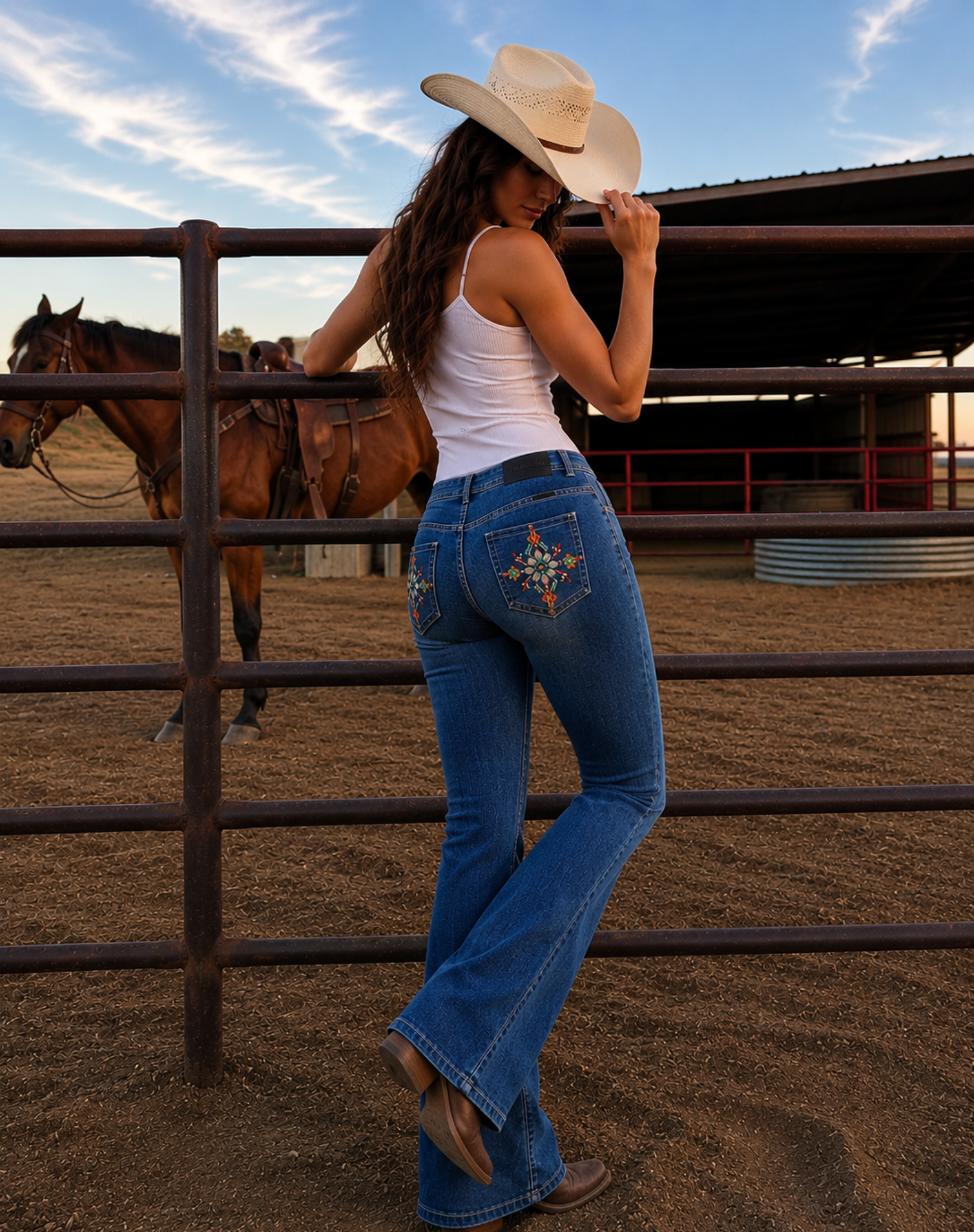 Ryder Bling Western Denim Jeans Outback Supply Co