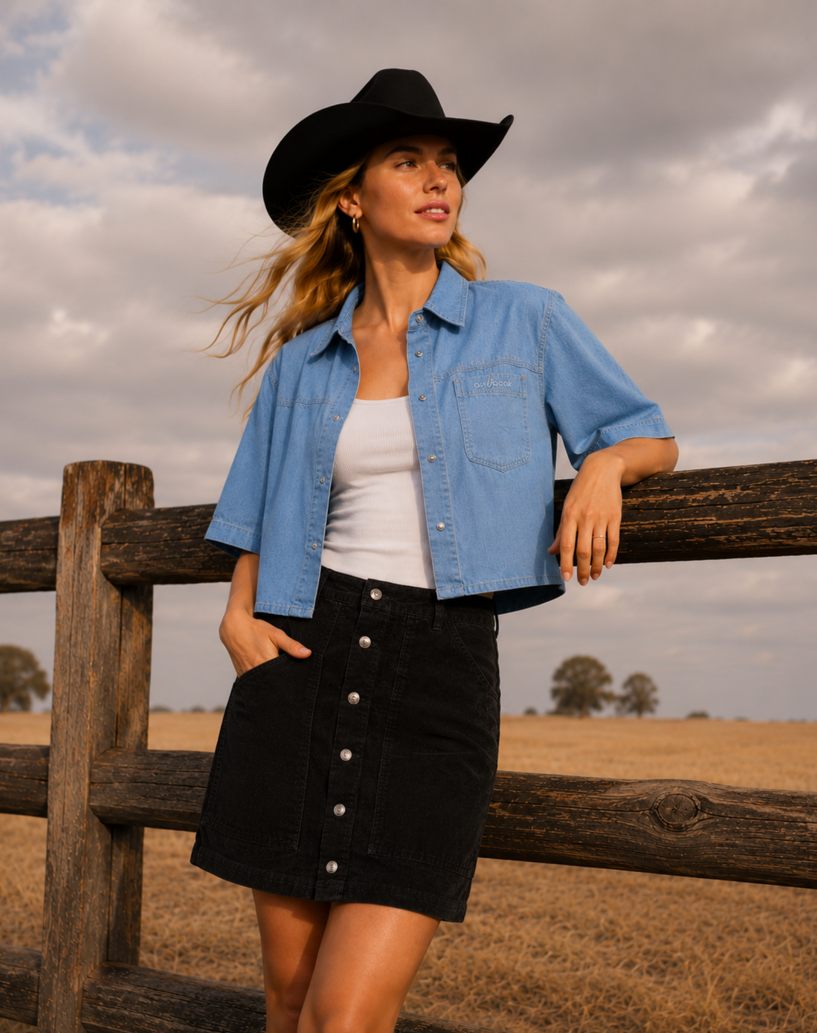 Urban Supply Box Shirt - Denim Outback Supply Co