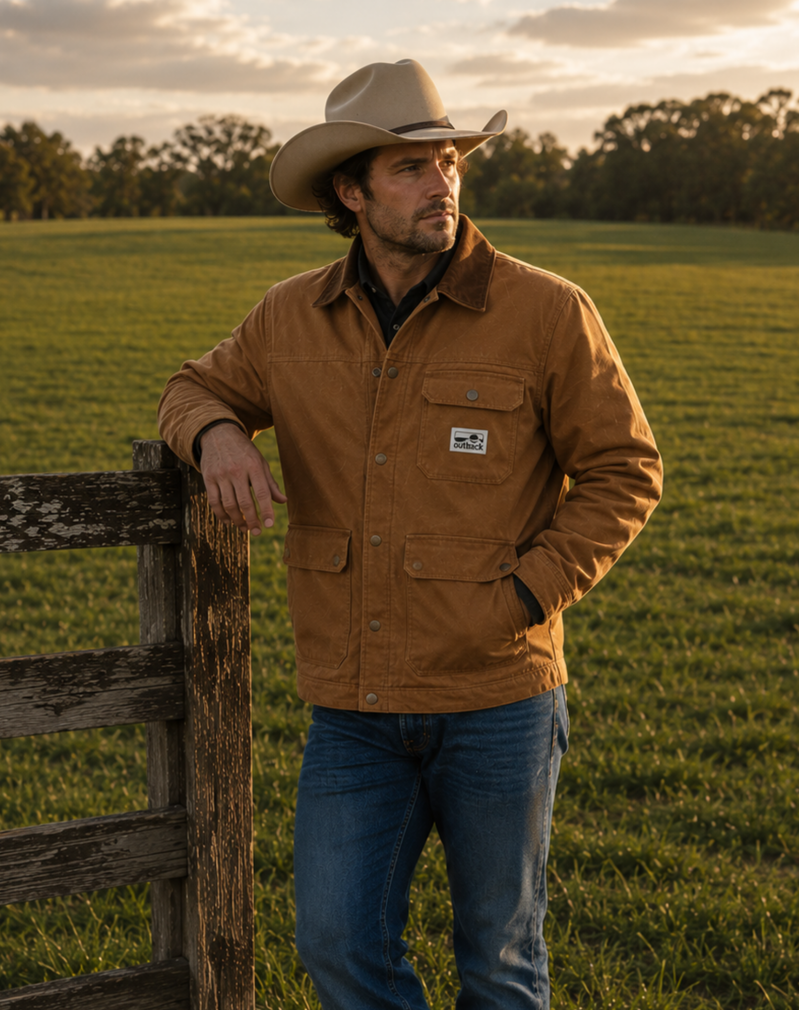 Waterproof Wax Cotton Jacket Outback Supply Co