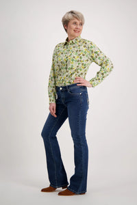White Yellow Classic Cotton Shirt Outback Supply Co