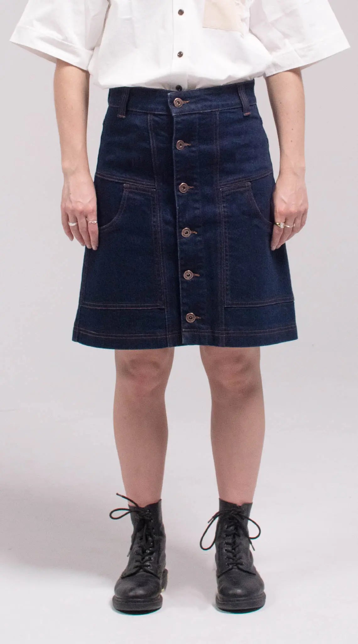 Yarra A-Line Denim Skirt - Denim Outback Supply Co