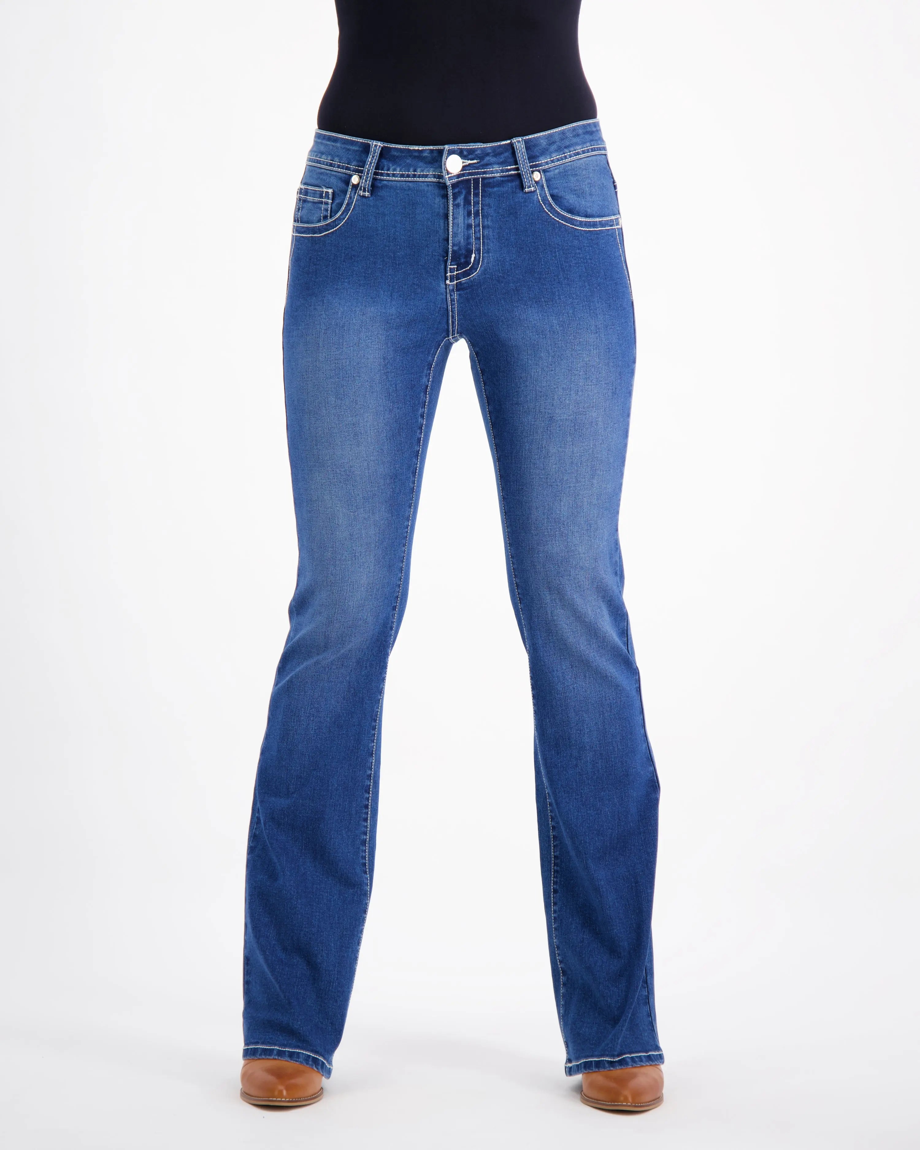 Denim Jeans | Belle Western Style Stretch Denim Jeans | Outback Supply Co