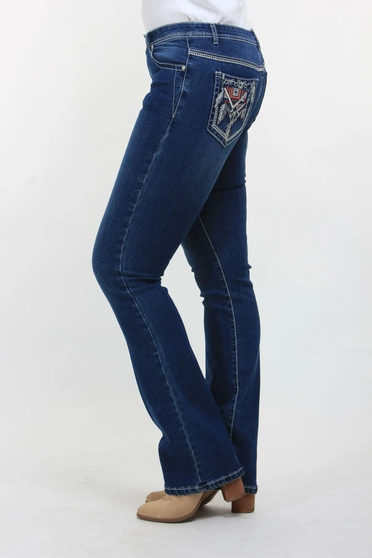 Embellished Denim Jeans Outback Supply Co
