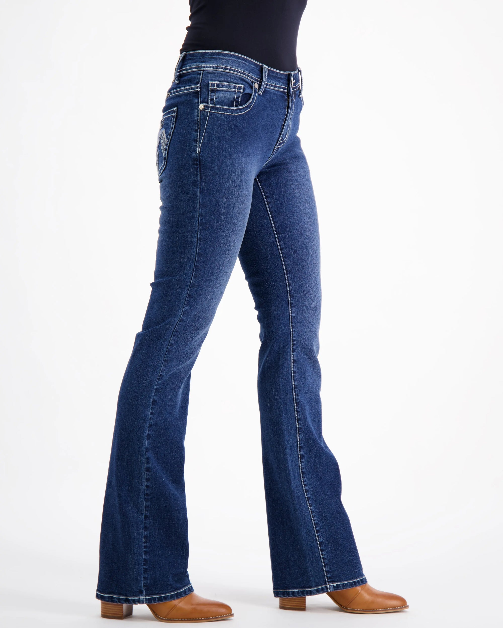 Rodeo style Western Denim Jeans