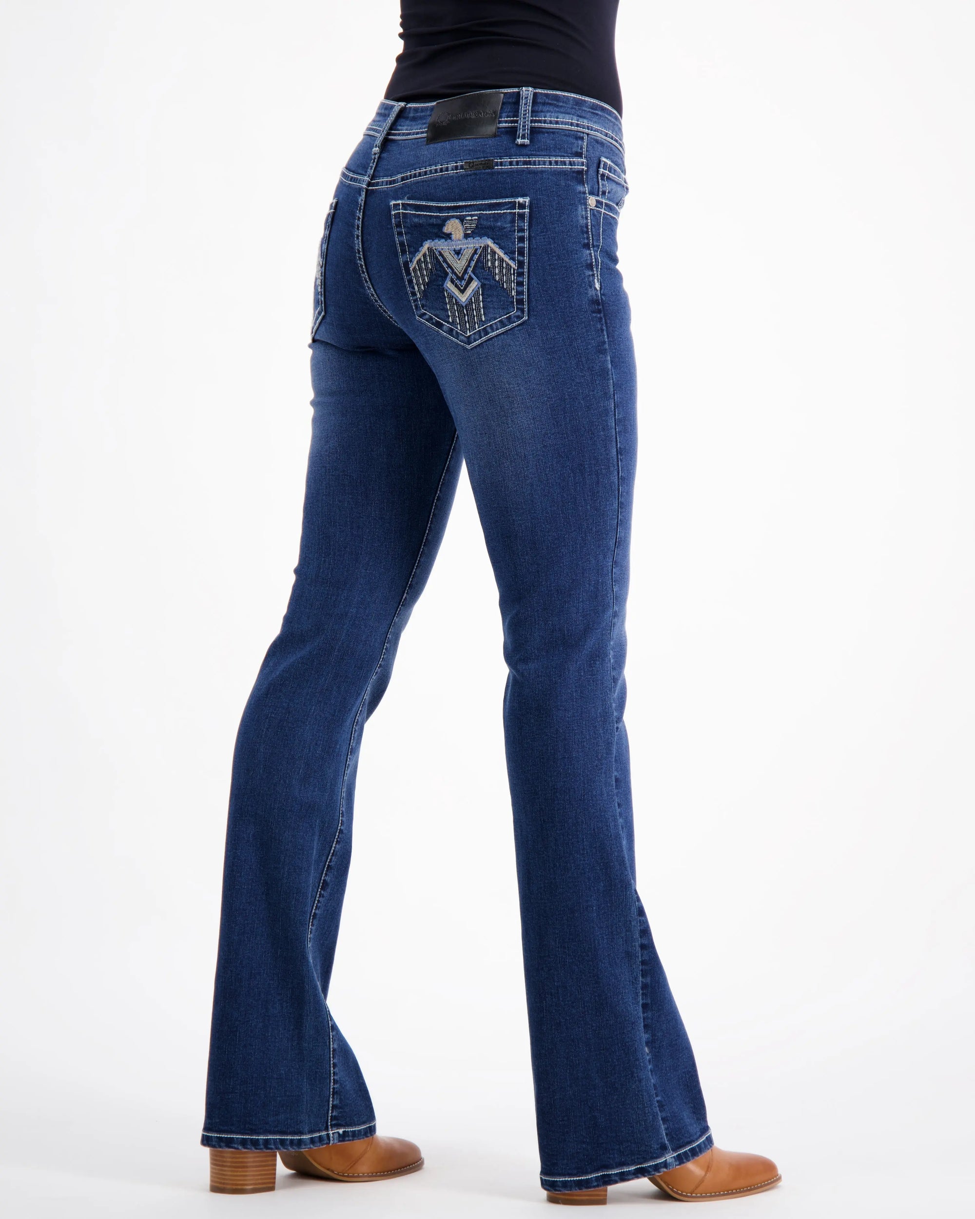 Boot Cut Stretch denim jeans