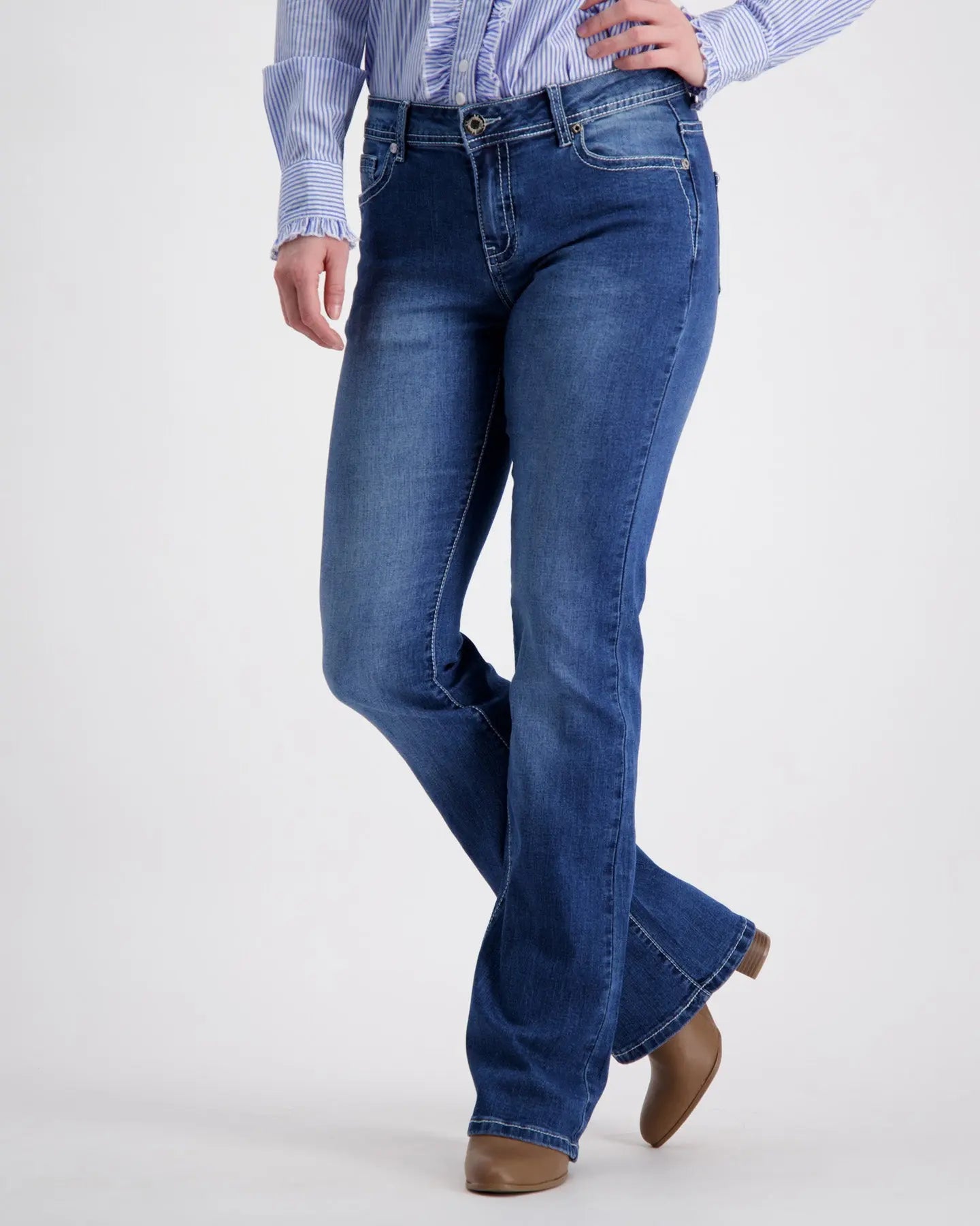 Faith Boot-Cut Mid Rise Jeans Outback Supply Co