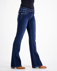Mid-rise Western Style Stretch Denim Jeans Outback Supply Co