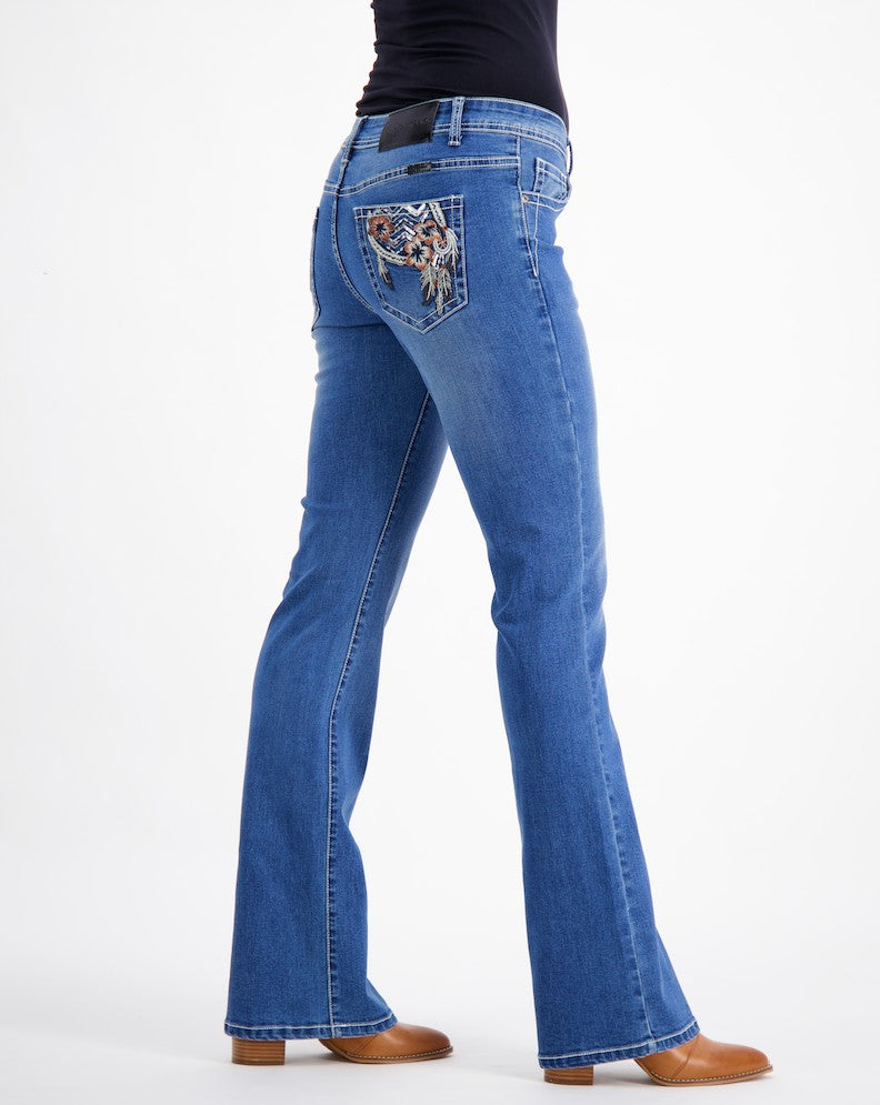 Harriet Western Style Stretch Denim Jeans Outback Supply Co