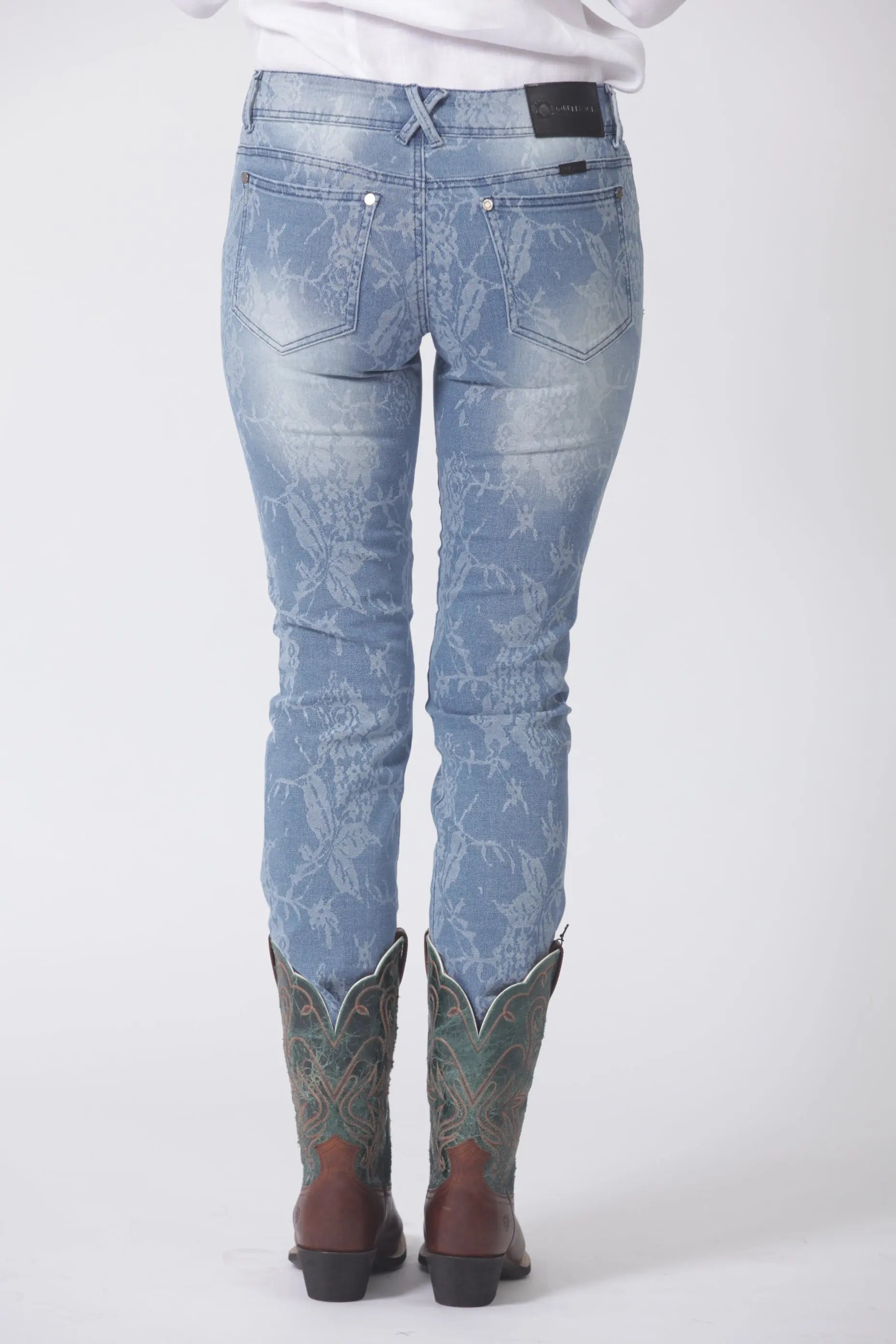 Lace Skinny Leg Jeans Outback Supply Co