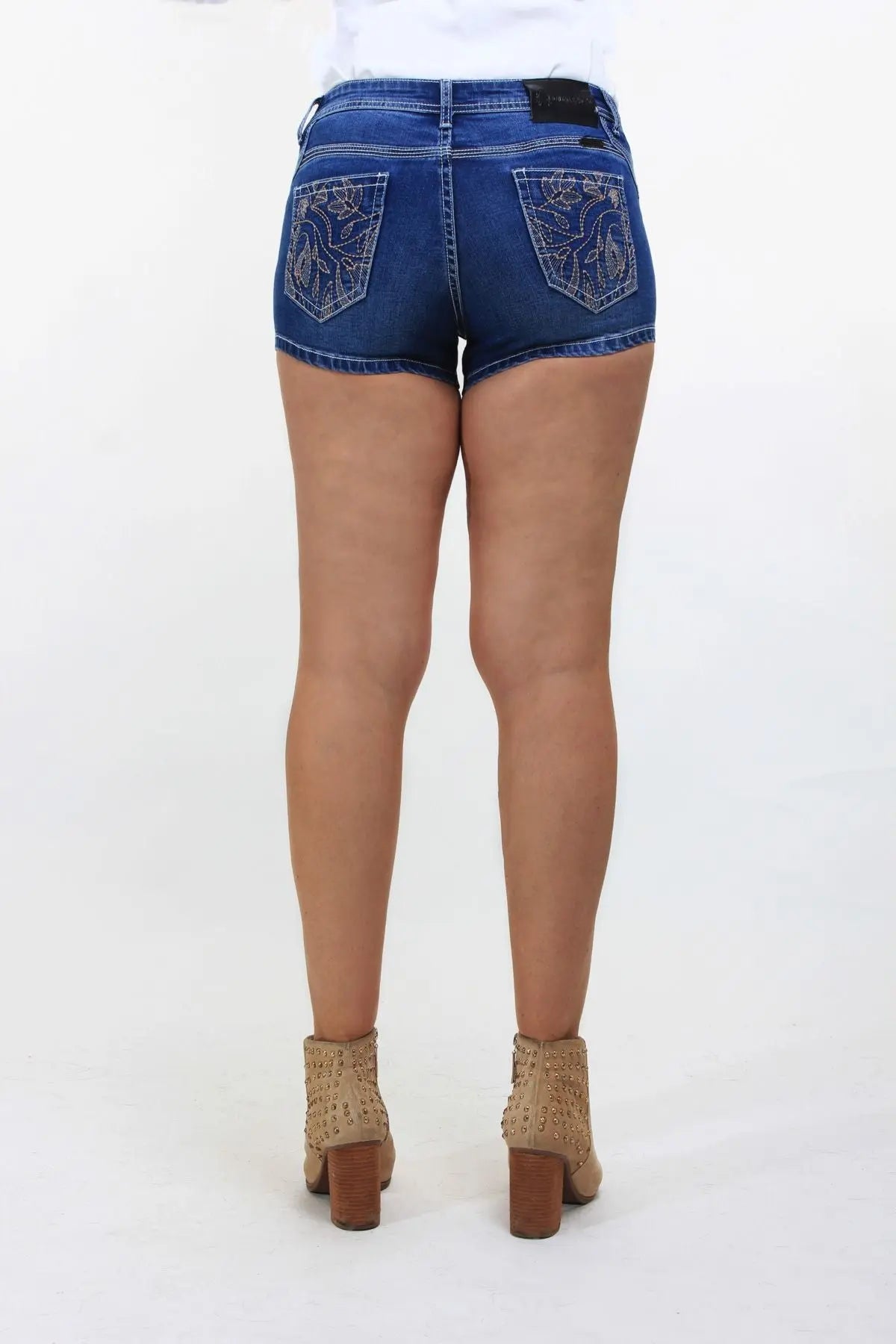 Denim Short Shorts Mae Bling Outback Supply Co