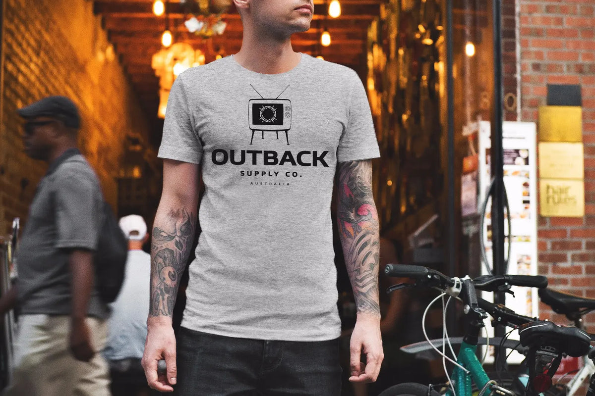 Outback TV T-Shirt - Grey Outback Supply Co