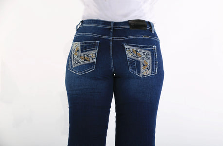 Paisley Pocket Western Jeans Outback Supply Co