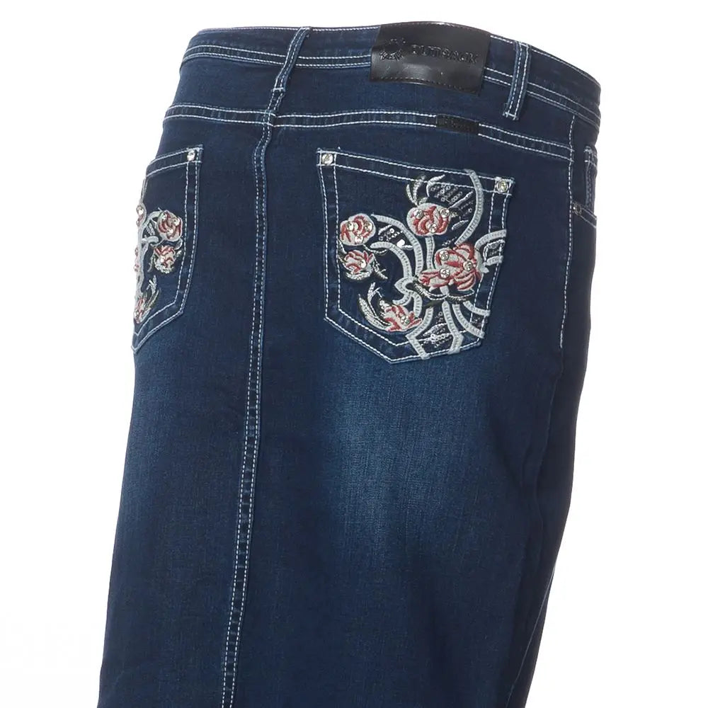 Denim Skirt Ruby with Bling Outback Supply Co